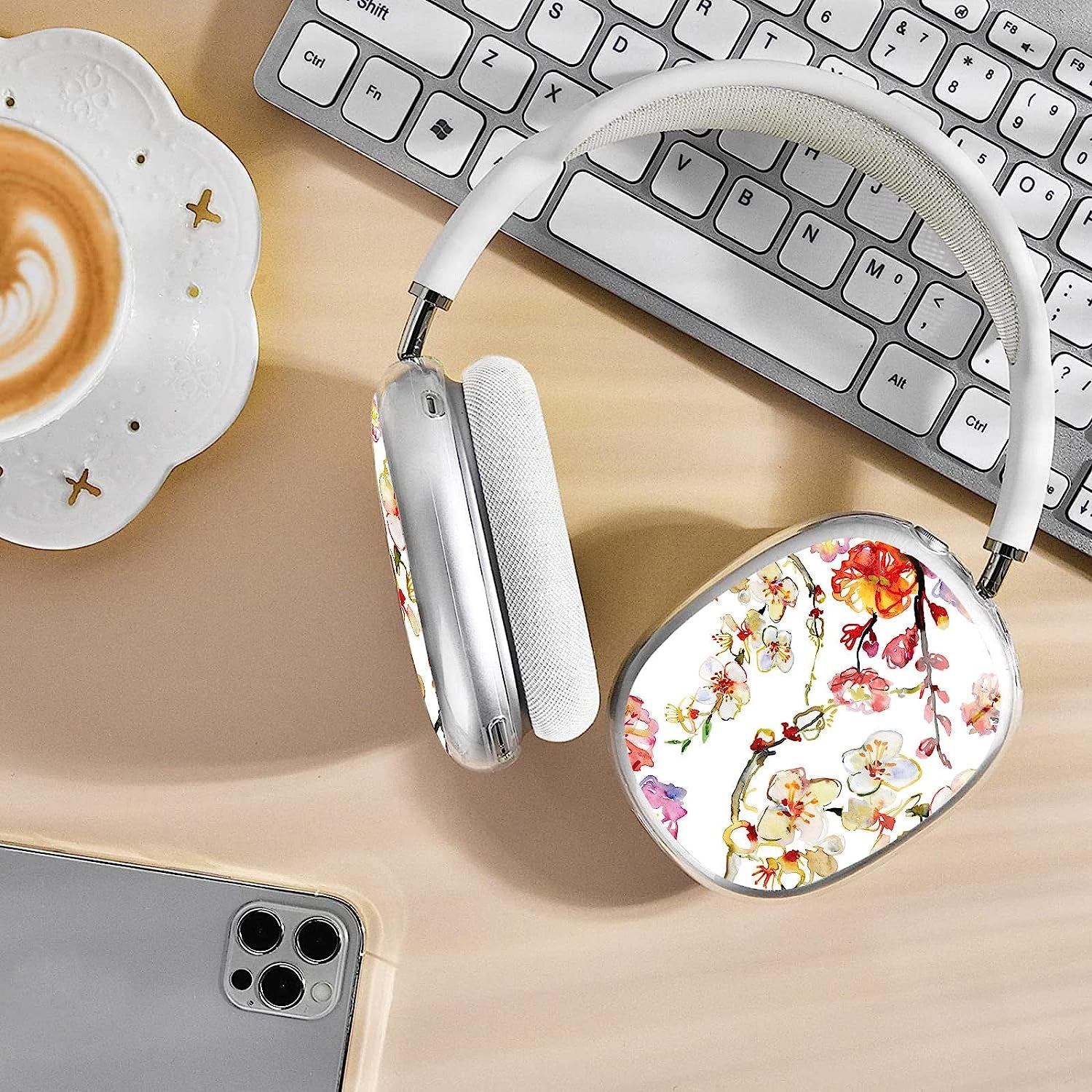 WINCHIHAN Printed Soft TPU Anti-Scratch Protective Case Cover Compatible with Airpods Max Headphones # A20020  WINCHIHAN   
