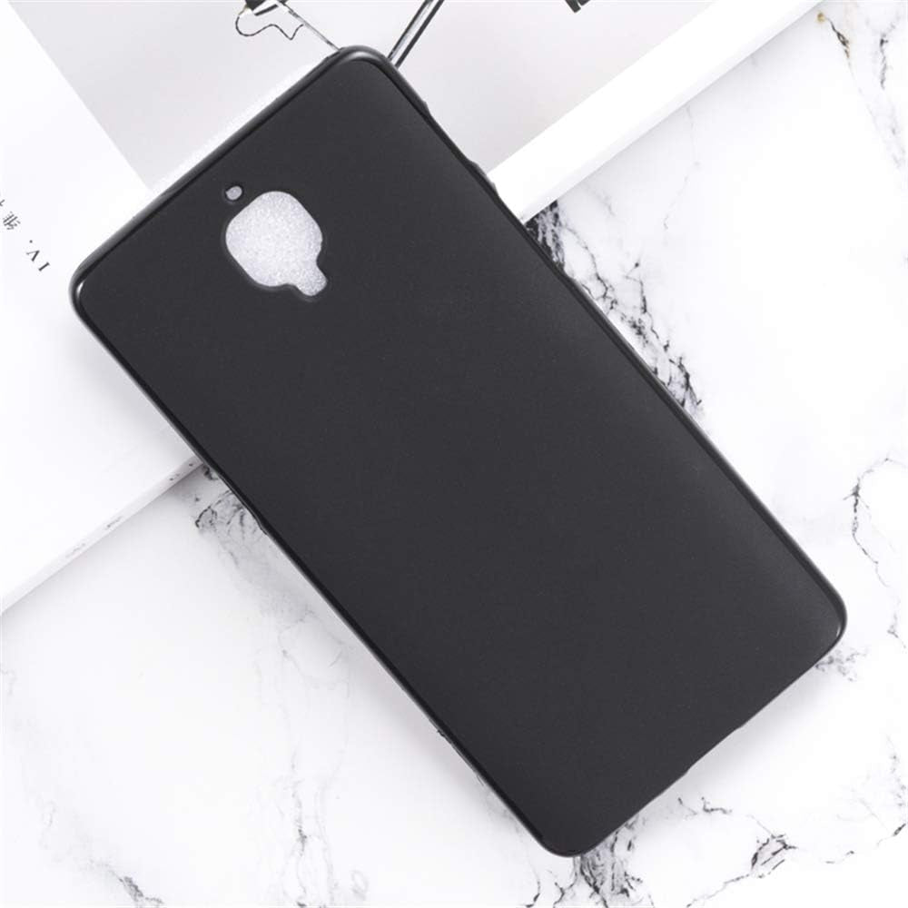 Shantime Oneplus 3 Case, Scratch Resistant Soft TPU Back Cover Shockproof Silicone Gel Rubber Bumper Anti-Fingerprints Full-Body Protective Case Cover for Oneplus 3T (Black)  Shantime   