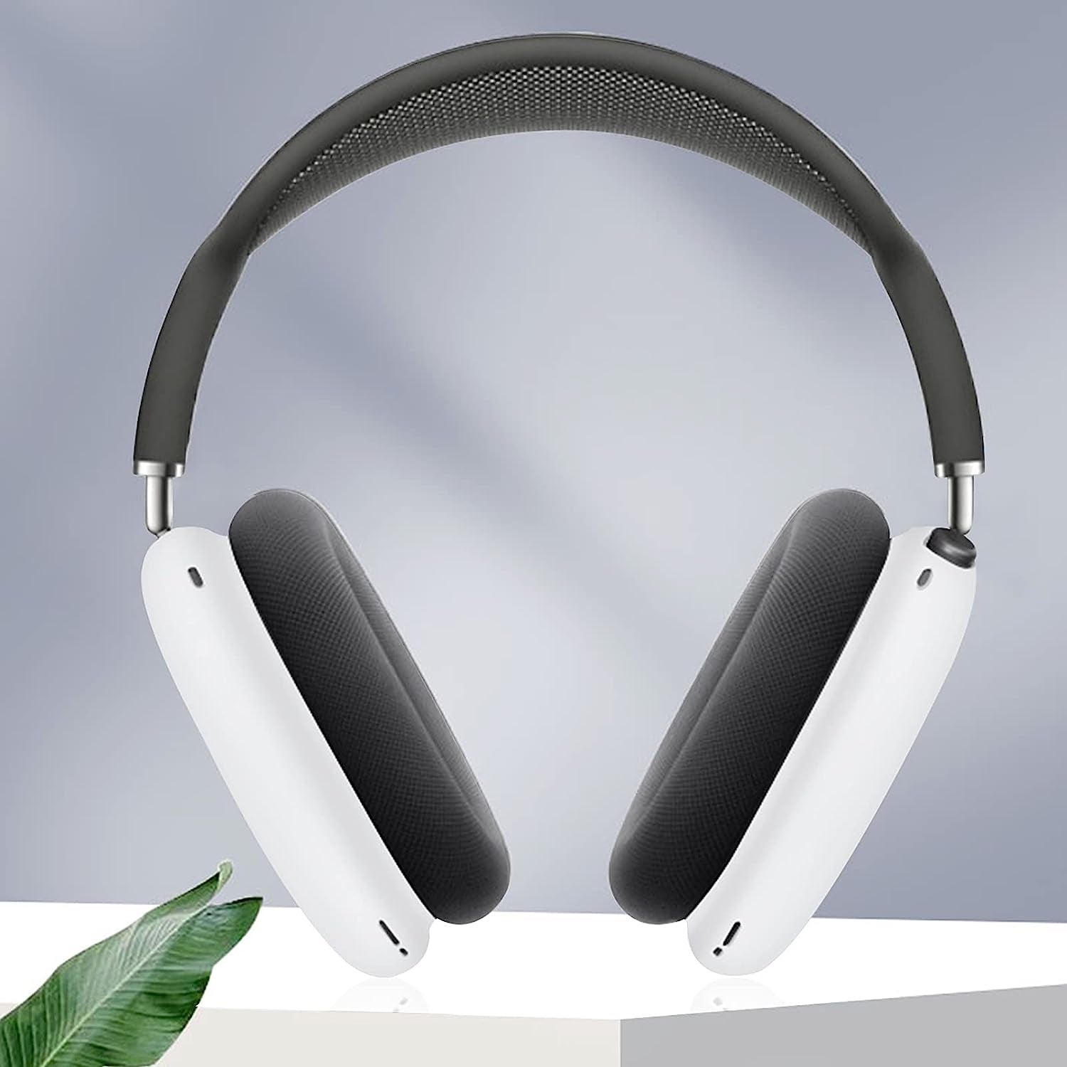 Antetek Silicone Case for Airpods Max Headphone,Soft Silicone Skin Cover Lightweight [Anti Slip] Shock-Proof Shatter-Resistant Protective Frame Full Cover Compatible for Airpods Max (White)  Antetek   