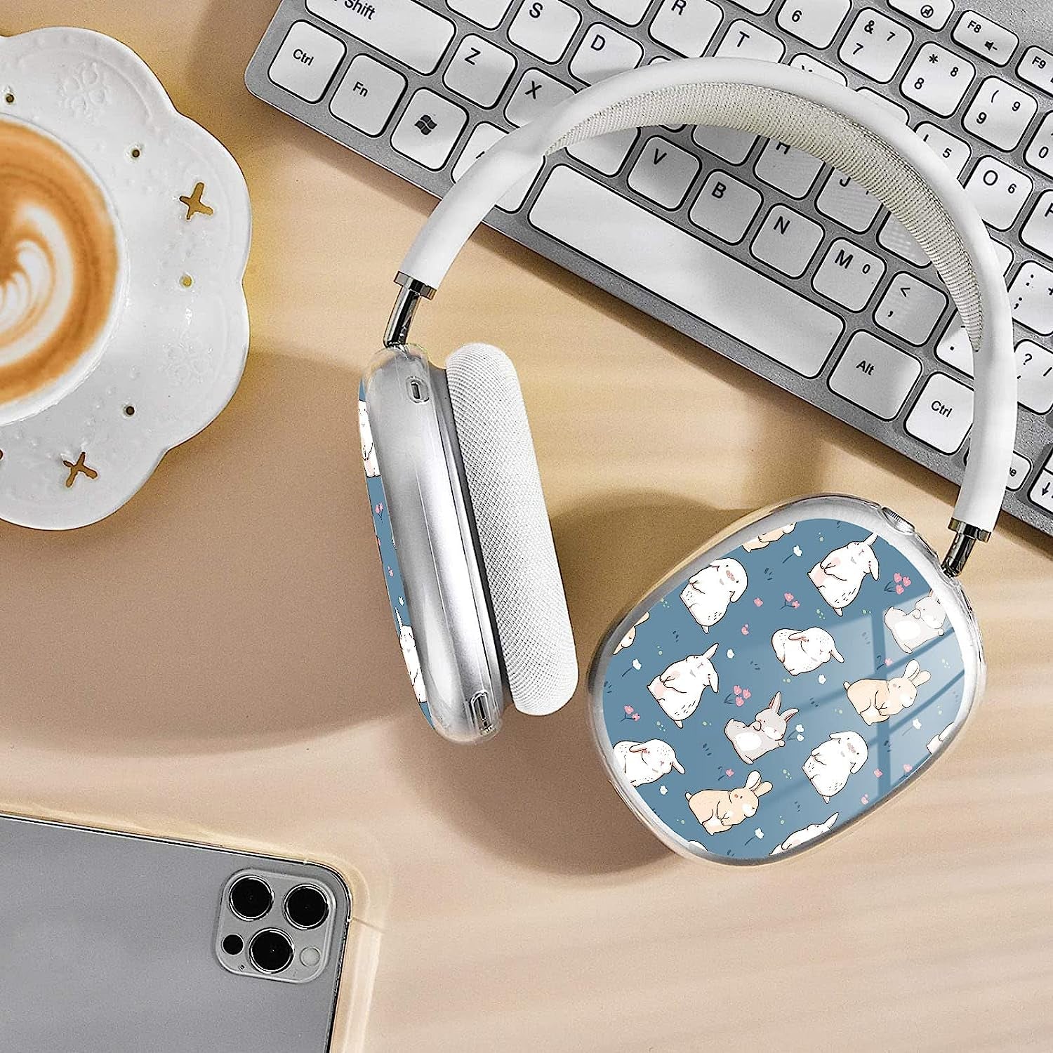 WINCHIHAN Printed Soft TPU Anti-Scratch Protective Case Cover Compatible with Airpods Max Headphones # A20925  WINCHIHAN   