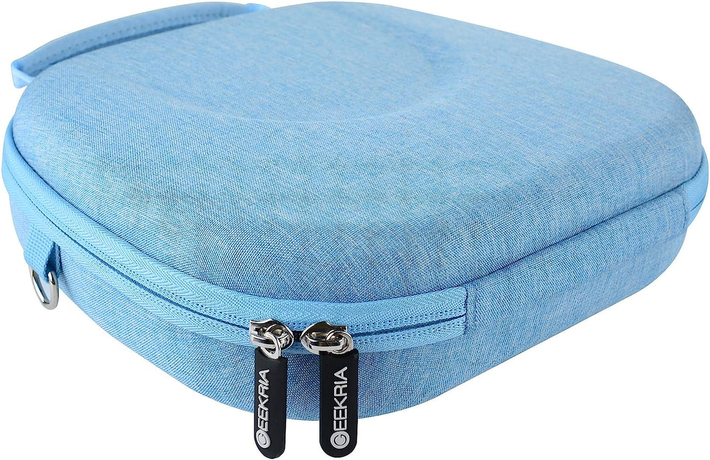 Geekria Shield Headphones Case Compatible with Airpod Max Headphones Case, Replacement Hard Shell Travel Carrying Bag with Room for Smart Case and Accessories Storage (Blue)  Geekria   