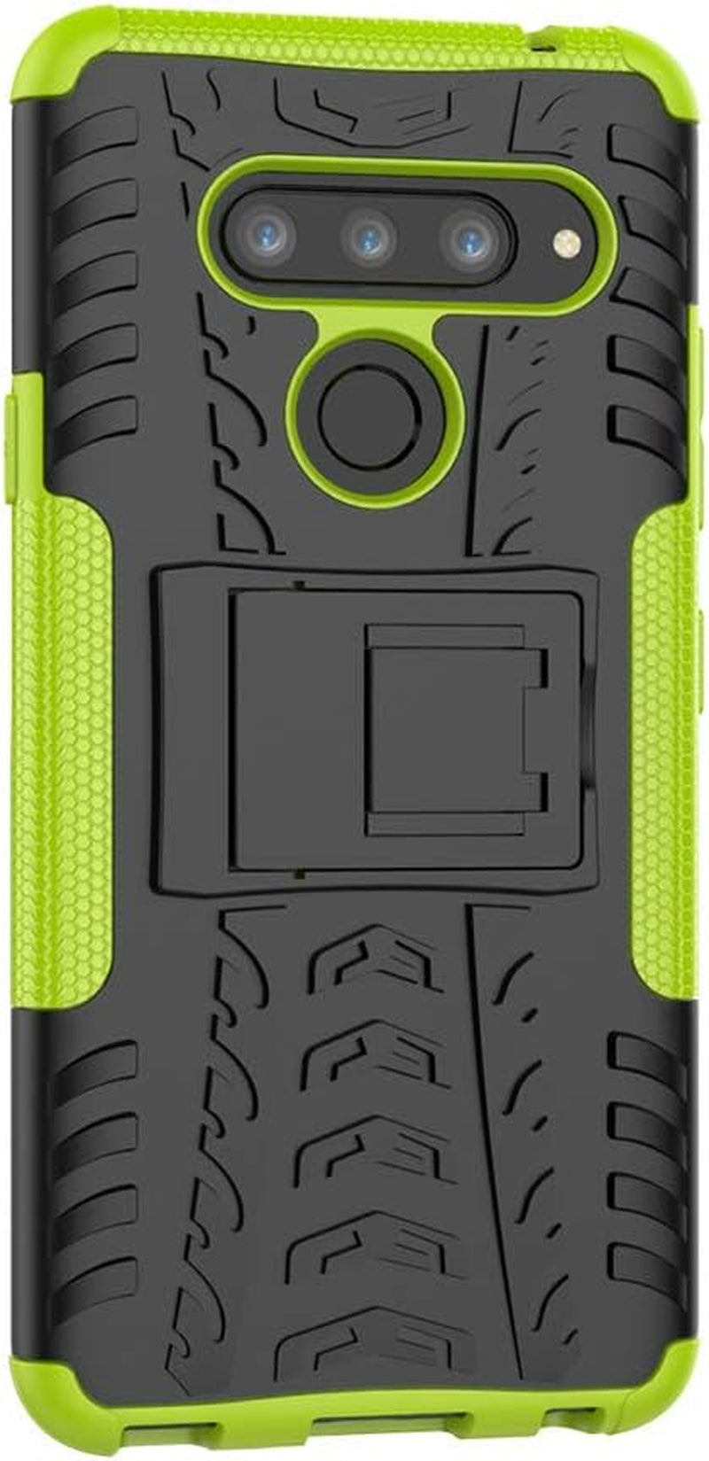 CJ Sunshine LG V40 Thinq Case Detachable PC + TPU Shockproof Tough Rugged Dual-Layer Case Cover for LG V40 Thinq -Green  CJ Sunshine   