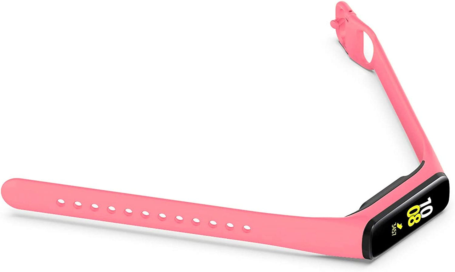 8 Pack Replacement Bands for Samsung Galaxy Fit 2 SM-R220 Band with 3 Screen Protectors for Women Man, Soft Silicone Sport Straps Wristband for Galaxy Fit 2 Smart Watch  Acare   