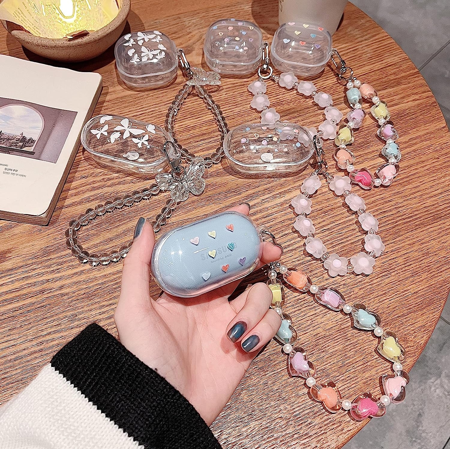 CASEVERSE Case for Samsung Galaxy Buds plus (2020) /Galaxy Buds (2019), Protective Hard Cover Skin with Keychain Carabiner Support Wireless Charging  CASEVERSE   