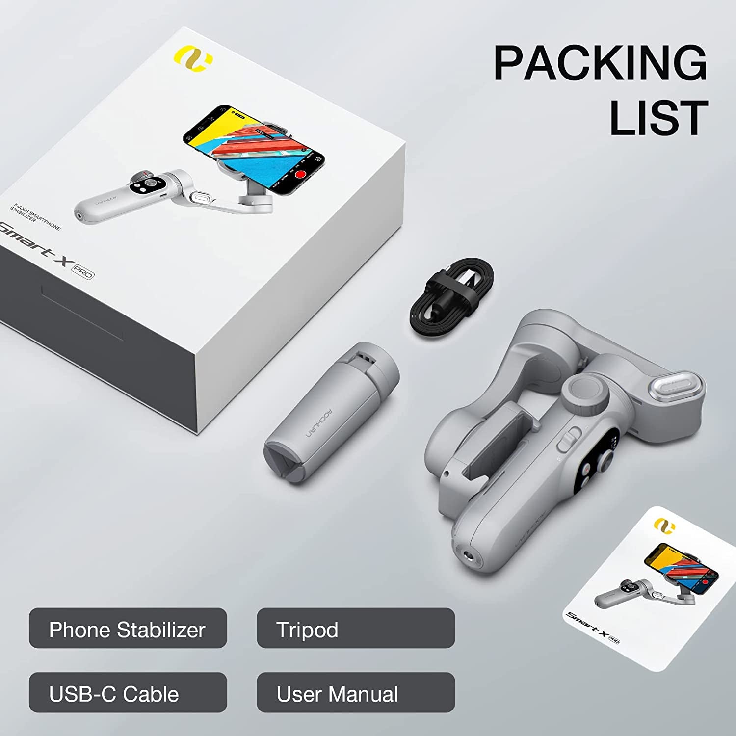 Gimbal Stabilizer for Smartphone Smart Xpro and SAMRT X  AOCHUAN   