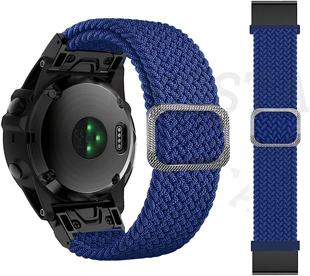 TWRQA 22 26Mm Nylon Band for Garmin Fenix 7X 7 Epix 6X 6 Pro 5X 5 plus 3 3HR Watchbands Smart Watch Straps Fenix 6Xpro 5Xplus Bracelet  TWRQA D 26mm D2 MK1 MK2i 