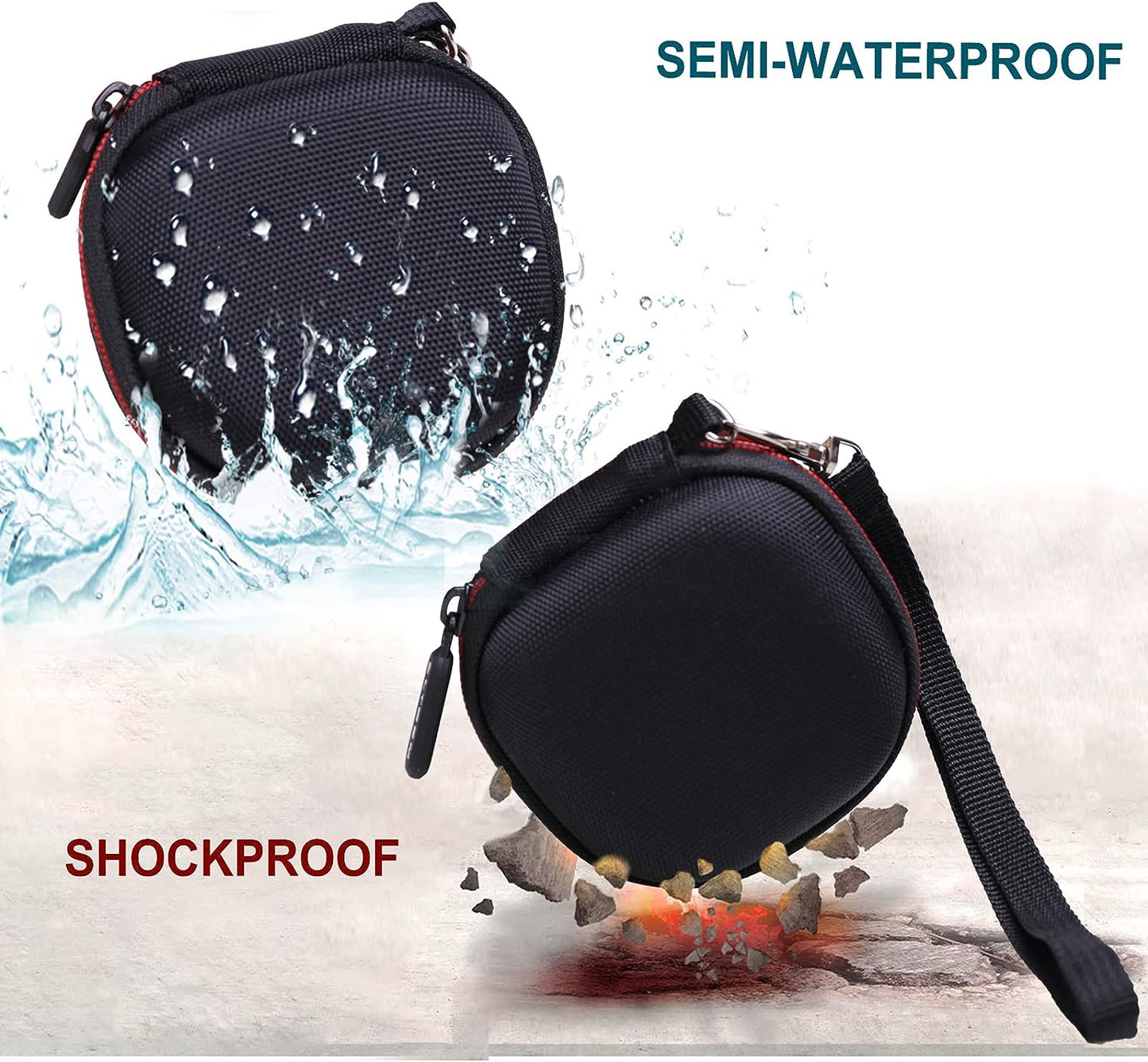 LTGEM EVA Hard Case for Beats Fit Pro/Beats Fit Pro X, Detachable Hand Strap and Built-In Mesh Pocket- Travel Protective Carrying Storage Bag  LTGEM   