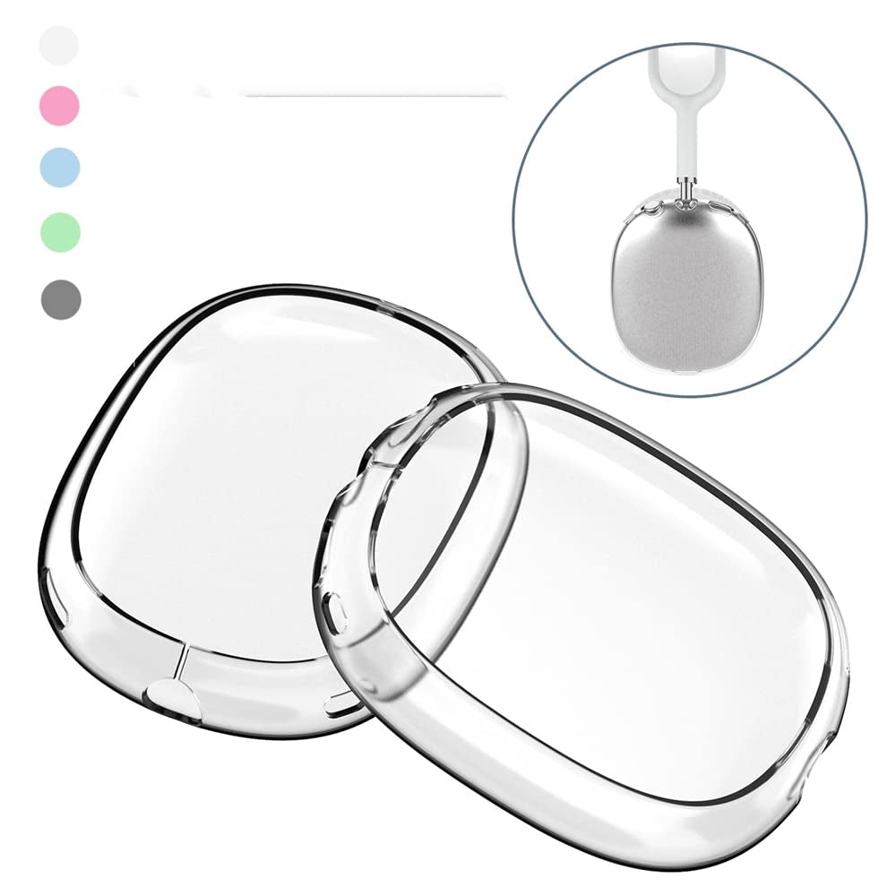 Case Cover for Airpods Max - Headphones,Soft TPU Clear Anti-Scratch Protective Cover,Clear Accessories Skin Protector,Protective Sleeve (Transparent)  Balepha   
