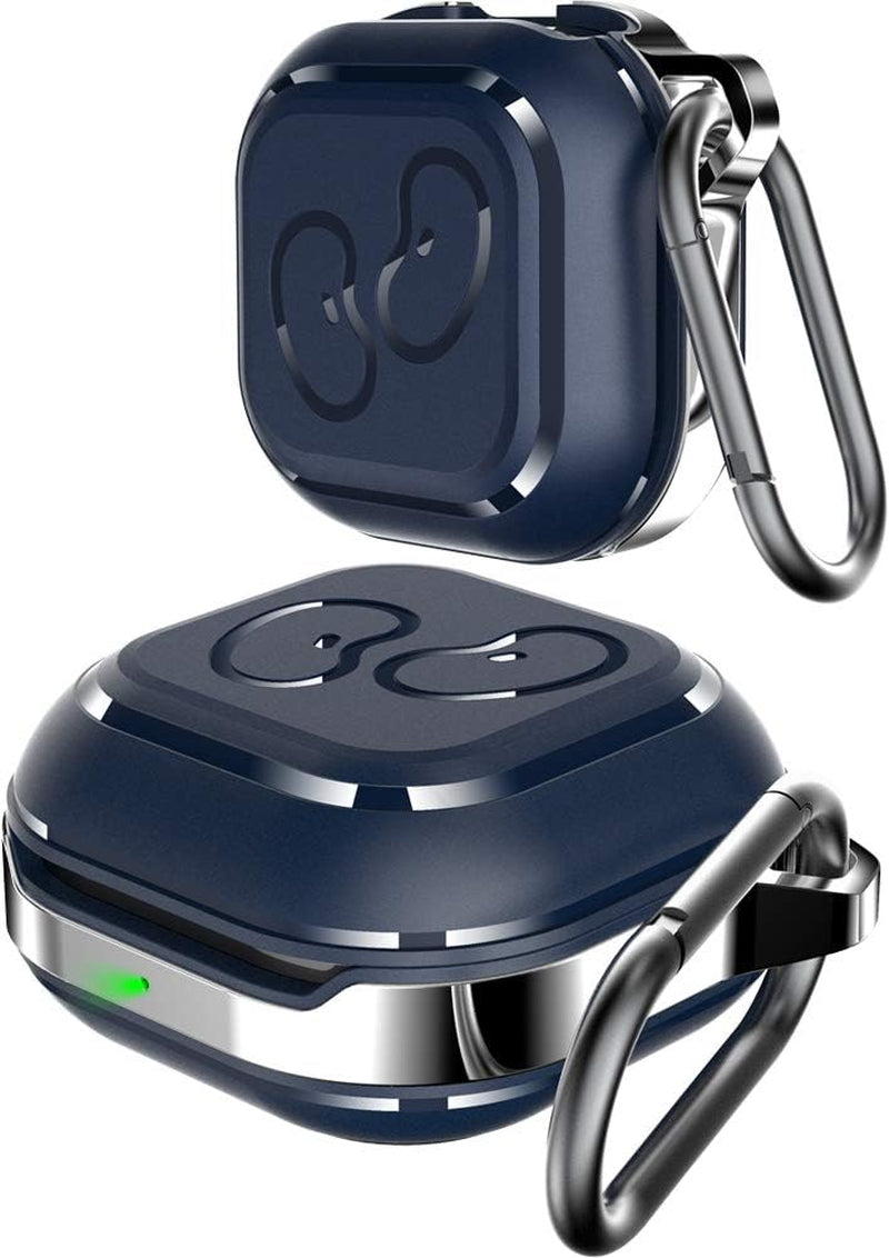 HALLEAST for Galaxy Buds 2 Pro Case/Galaxy Buds 2 Case/Galaxy Buds Pro Case/Buds Live Case Cover, TPU Carrying Case for Women Girl (Support Wireless Charging), Cute Pink  HALLEAST Navy Blue  