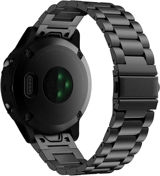 Moko Band Compatible with Garmin Fenix 5 Quick Fit 22Mm Watch Band, Stainless Steel Replacement Strap Fit Fenix 5/Fenix 5 Plus/Forerunner 935/945/Instinct/Approach S60(Not Fit Fenix 5X/5S)  MoKo   