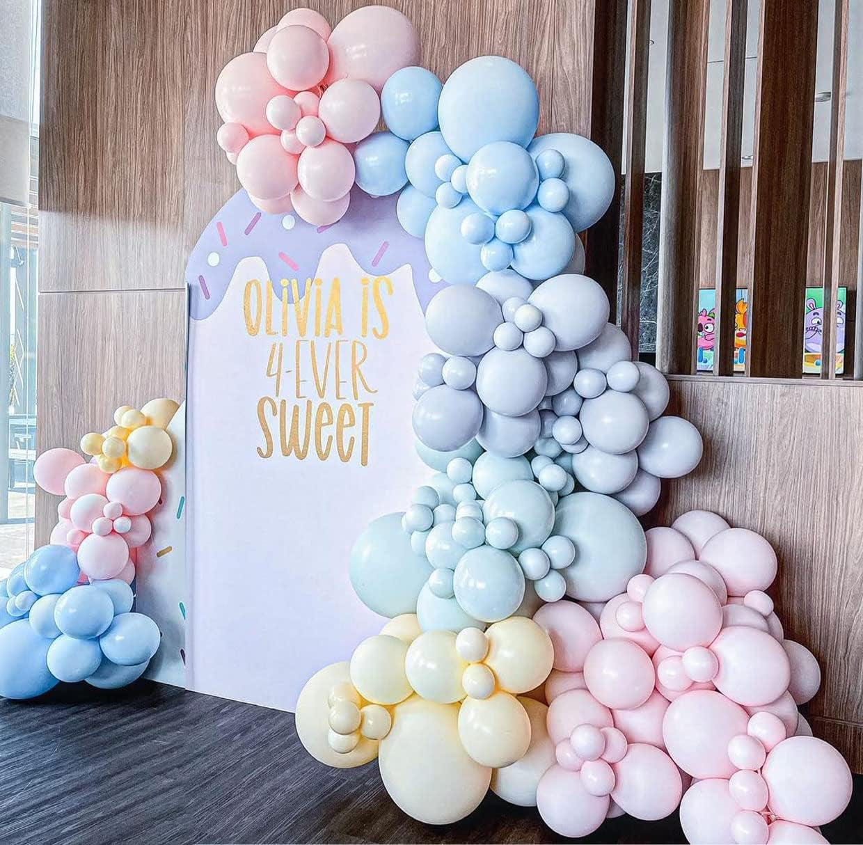 Boho Balloon Garland Arch Kit 147Pcs Blush Pastel Pink Balloon Garland Double Stuffed Dusty Rose Balloon Garland Chrome Rose Gold Balloons for Birthday Baby Shower Bridal Wedding Party Decorations  Lattua 129Pcs  