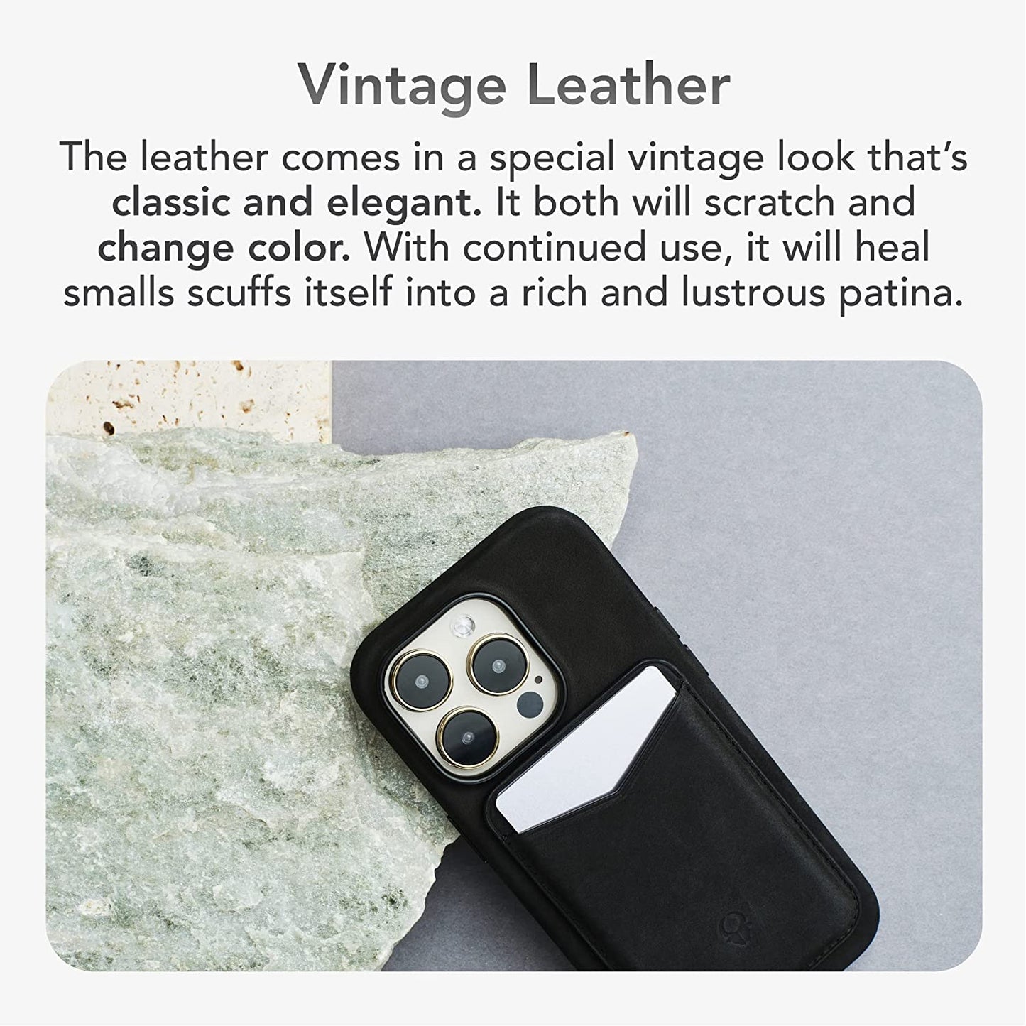 DONBOLSO Genuine Leather Wallet Case for Iphone 14 Pro Max - Holds 3 Cards, Compatible with Magsafe, Lip Screen Protection, Strong Magnetic Closure - Vintage & Elegant Design  DONBOLSO   