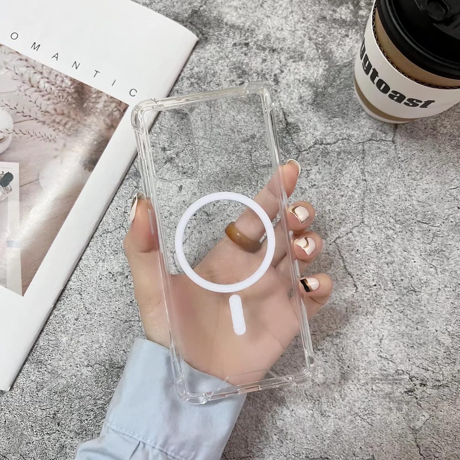 Pinggoo Clear Magnetic Case for Samsung Galaxy Note 20 Ultra - Magsafe Compatible, Soft TPU Bumper, Slim Fit, Shockproof, Anti-Yellow  PingGoo Transparent For Samsung Galaxy S20 Plus 