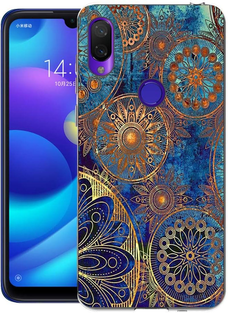 Caseexpert Xiaomi Mi Play/Redmi 7 Pro Case, Pattern Soft Slim Gel Silicone TPU Back Cover Case for Xiaomi Mi Play/Redmi 7 Pro  CaseExpert Gear Wheel  