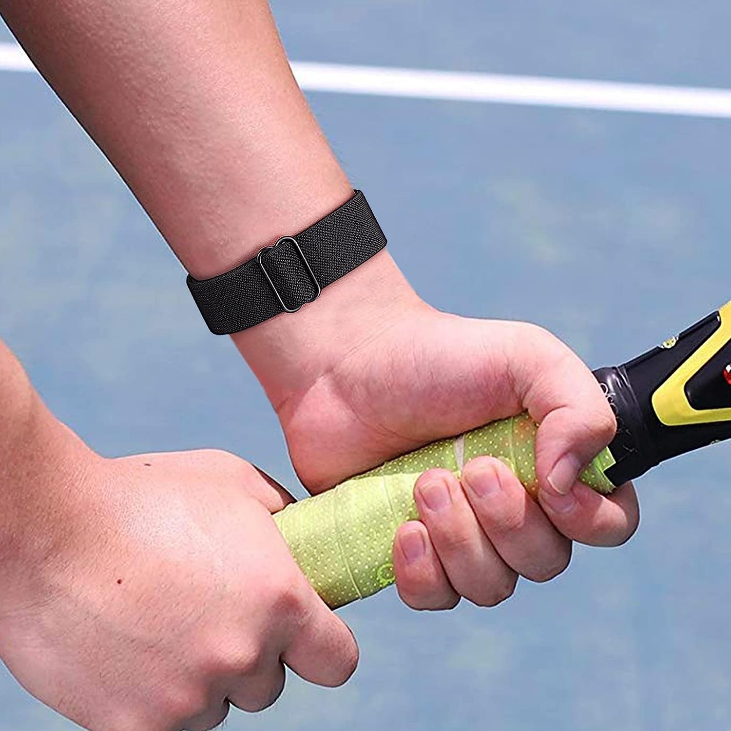 Fintie Elastic Band Compatible with Garmin Vivoactive 3/Garmin Venu Sq/Venu 2 Plus, 20Mm Soft Nylon Stretchy Band Replacement Strap Compatible with Garmin Vivoactive 3 Music/Forerunner 245 Music/Forerunner 265 Music Smartwatch  Fintie   