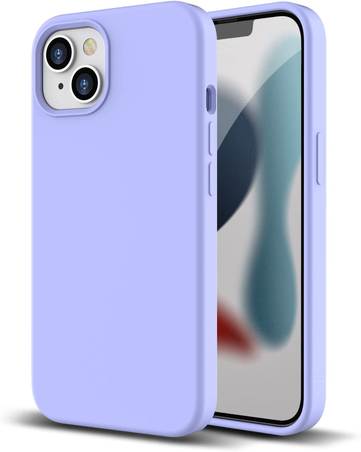 ZUSLAB Real Silicone Case Compatible with Apple Iphone 13 Mini Case 5.4 Inch (2021), Liquid Silicone Anti-Scratch Gel Rubber Shockproof Cover Drop Full Protection Case- Purple  ZUSLAB   