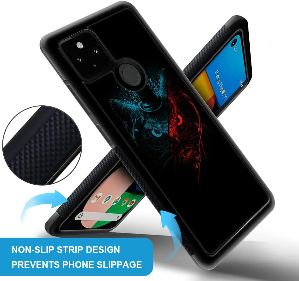 CARLOCA Case Compatible with Google Pixel 5 Case,Gentleman Owl Case for Google Pixel 5 Boys Men,Anti-Scratch Soft TPU Case for Google Pixel 5 Case 6.0-Inch Gentleman Owl  CARLOCA   