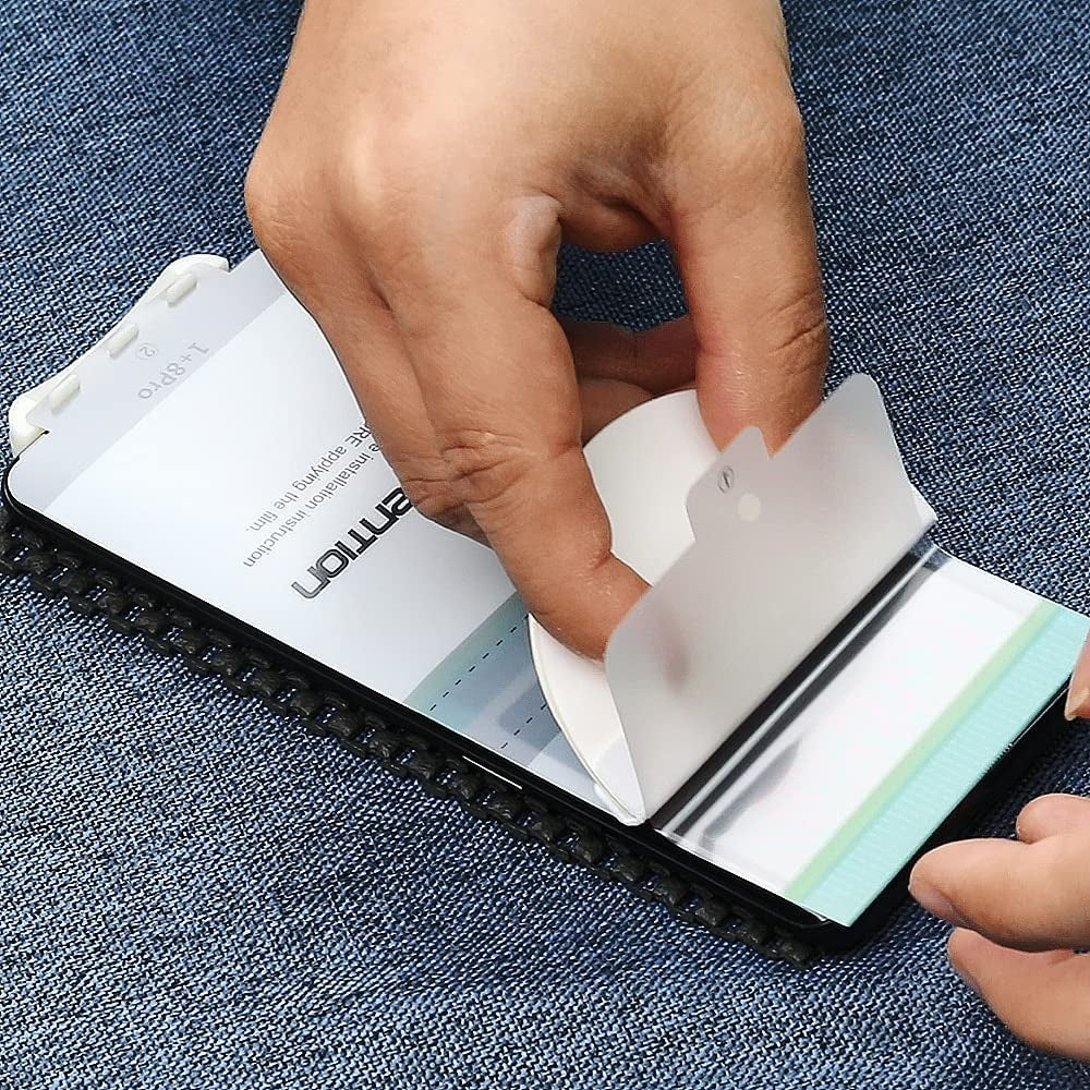 Ibywind Screen Protector for Oneplus 8 Pro,With 2Pcs Flexible TPU Film,1Pc Camera Lens Protector,1Pc Backing Carbon Fiber Film [Fingerprint Reader,Easy to Install]  IBYWIND   