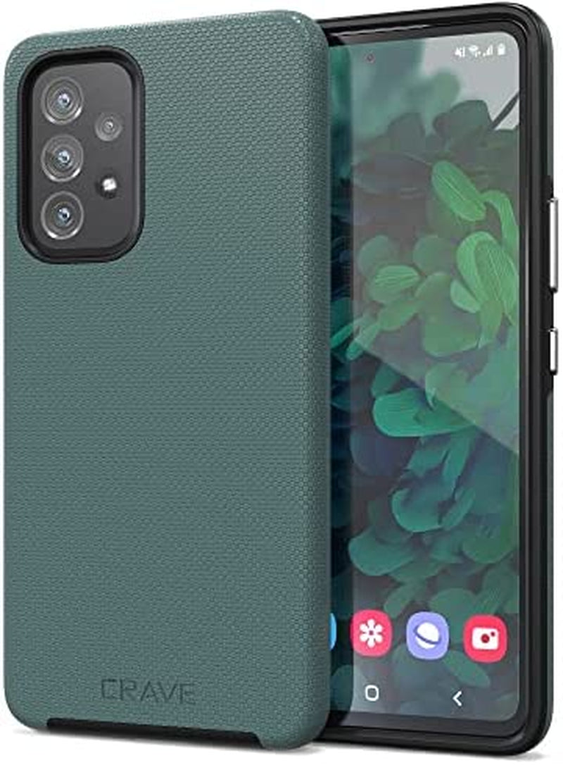 Crave Dual Guard for Samsung Galaxy A53 Case, Shockproof Protection Layer Case 5G - Forest Green  Crave   