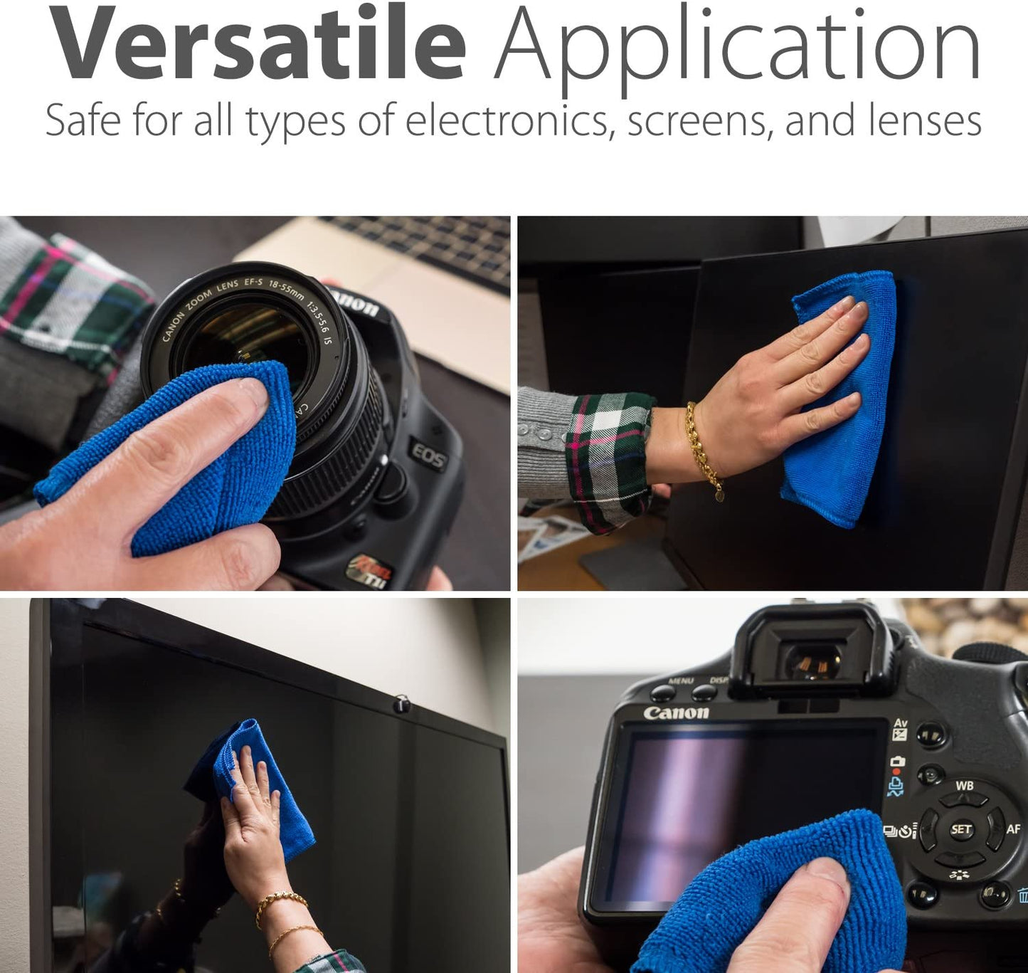 Greatshield Universal Screen Cleaning Kit, Microfiber Cloth + 2 Sided Brush + Non-Streak Solution Spray [For TV, Laptops, PC Monitors, Smartphones, Tablets, Camera, Keyboard and Other Electronics]  GreatShield   