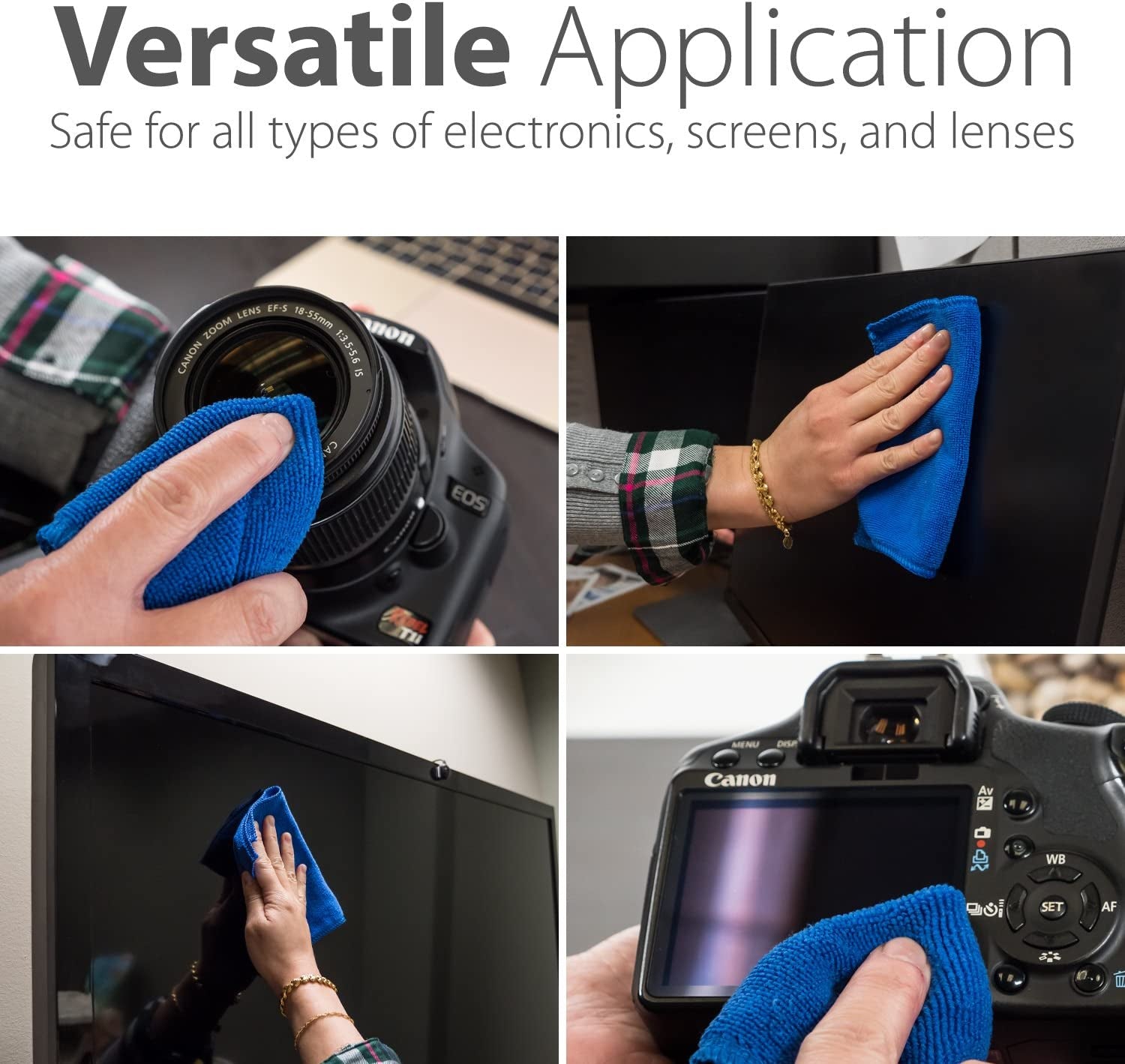 Greatshield Universal Screen Cleaning Kit, Microfiber Cloth + 2 Sided Brush + Non-Streak Solution Spray [For TV, Laptops, PC Monitors, Smartphones, Tablets, Camera, Keyboard and Other Electronics]  GreatShield   