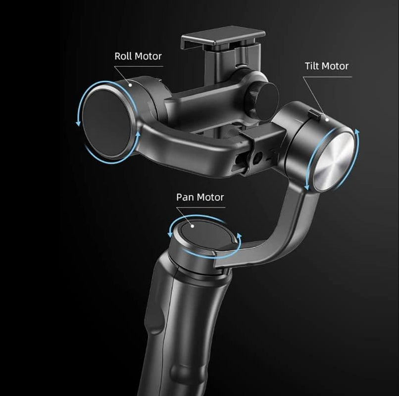 3 Axis Gimbal Stabilizer for Smartphone with Tripod,Foldable Phone Gimbal for Android and Iphone 14 PRO MAX, Stabilizer for Video Vlog Live Streaming  LinaStore   