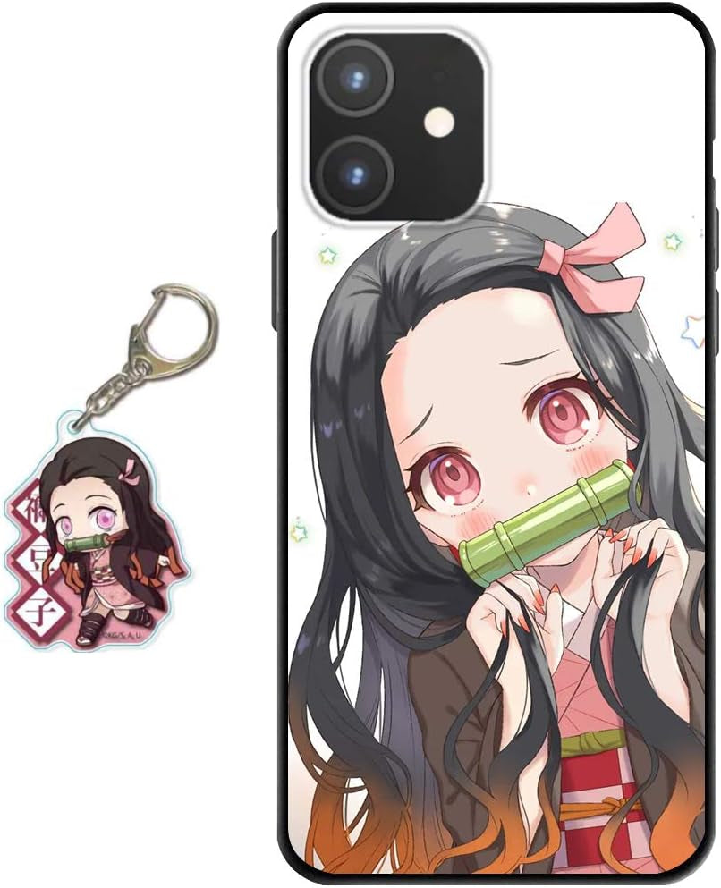 Staremeplz Compatible with Google Pixel 5 Case Anime Design [With Giyuu Figure Keychain], Soft Silicone TPU Animation Cool Phone Case for Google Pixel 5  Staremeplz Nezuko Google Pixel 8 Pro 