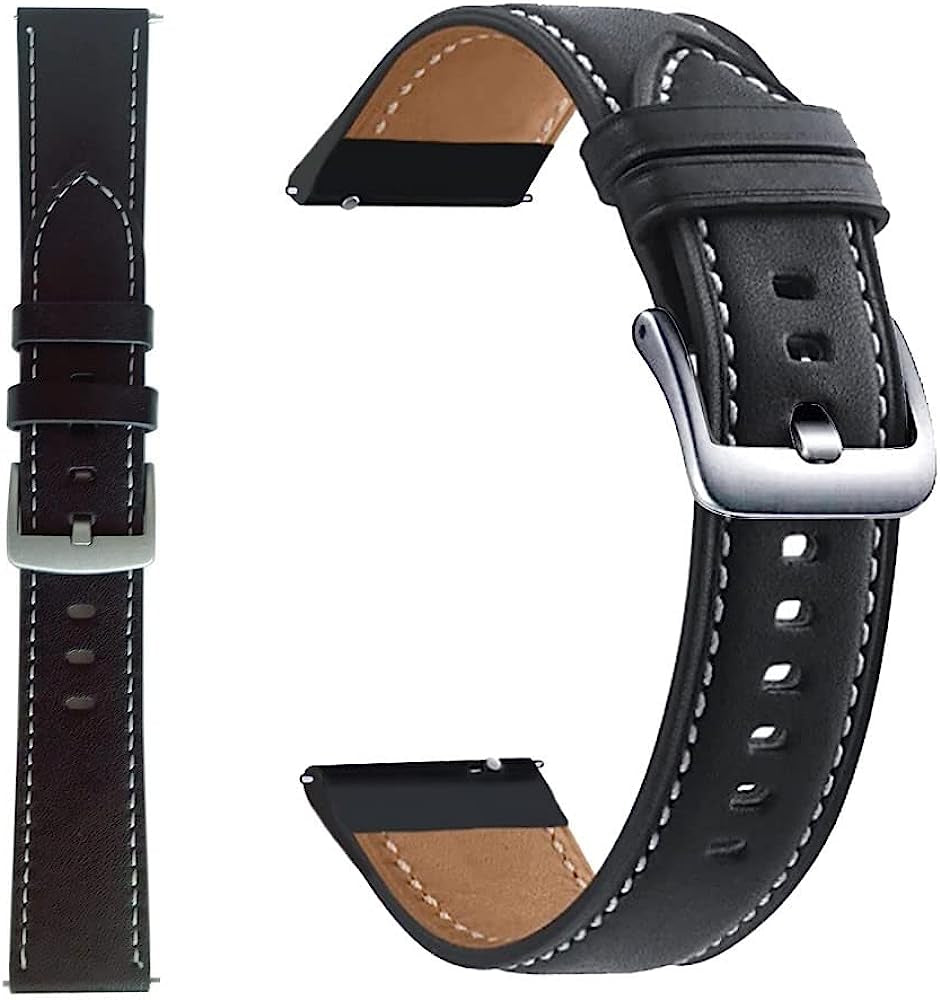 NDJQY Genuine Leather Replacement Strap for Garmin Venu 2 plus Smart Wristband for Garmin Venu 2 SQ Forerunner 245 645 158 Watch Band  NDJQY   