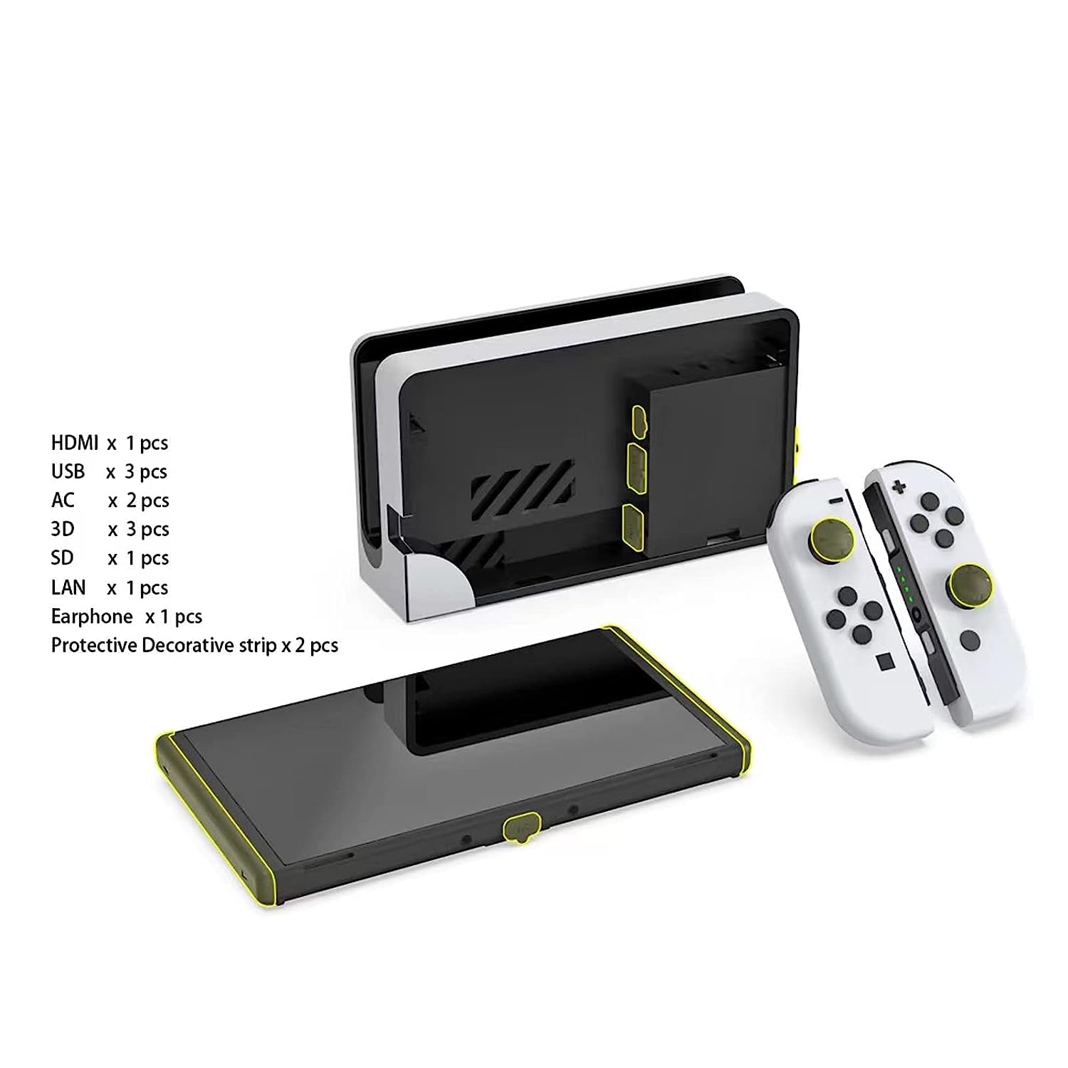 ECHZOVE Switch OLED Silicone Soft Rubber Dust Proof Plug, Nintendo Switch Dust Proof Cover Assessories Kits,Dust Cover for HDMI, USB, AC, SD, LAN, Earphone(14 Pack)  ECHZOVE   