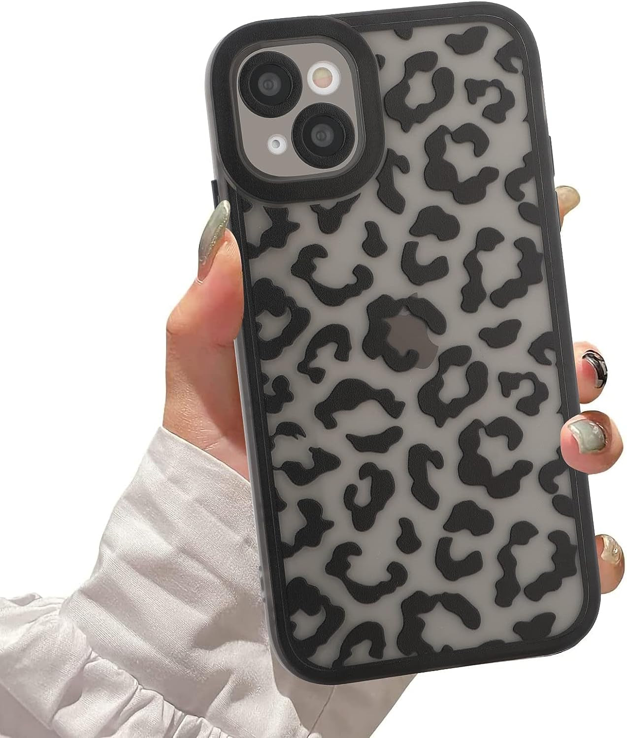 ZIYE Iphone 13 Pro Leopard Clear Case with Camera Protection, Silicone TPU Cheetah Design Cover 6.1 Inch  ZIYE Iphone 13  