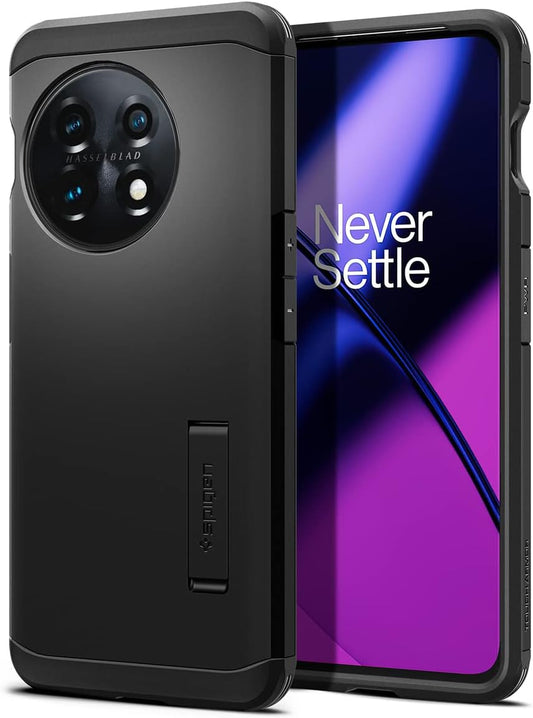 Spigen Tough Armor Oneplus 11 Case (2023) - Black, Shock-Absorbent, Kickstand  Spigen   