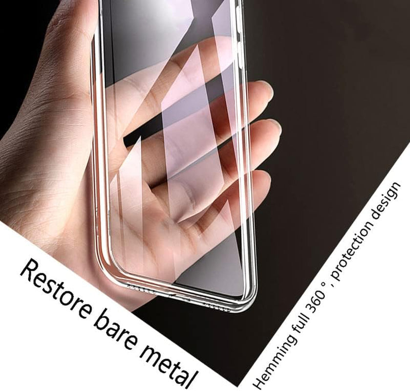 HGJTF Phone Case for Xiaomi Redmi 12 (6.79") with 1 X Tempered Glass Screen Protector, Slim Clear Shockproof X Anti-Scratch Soft TPU Gel Cover for Xiaomi Redmi 12 - Transparent  HGJTF   