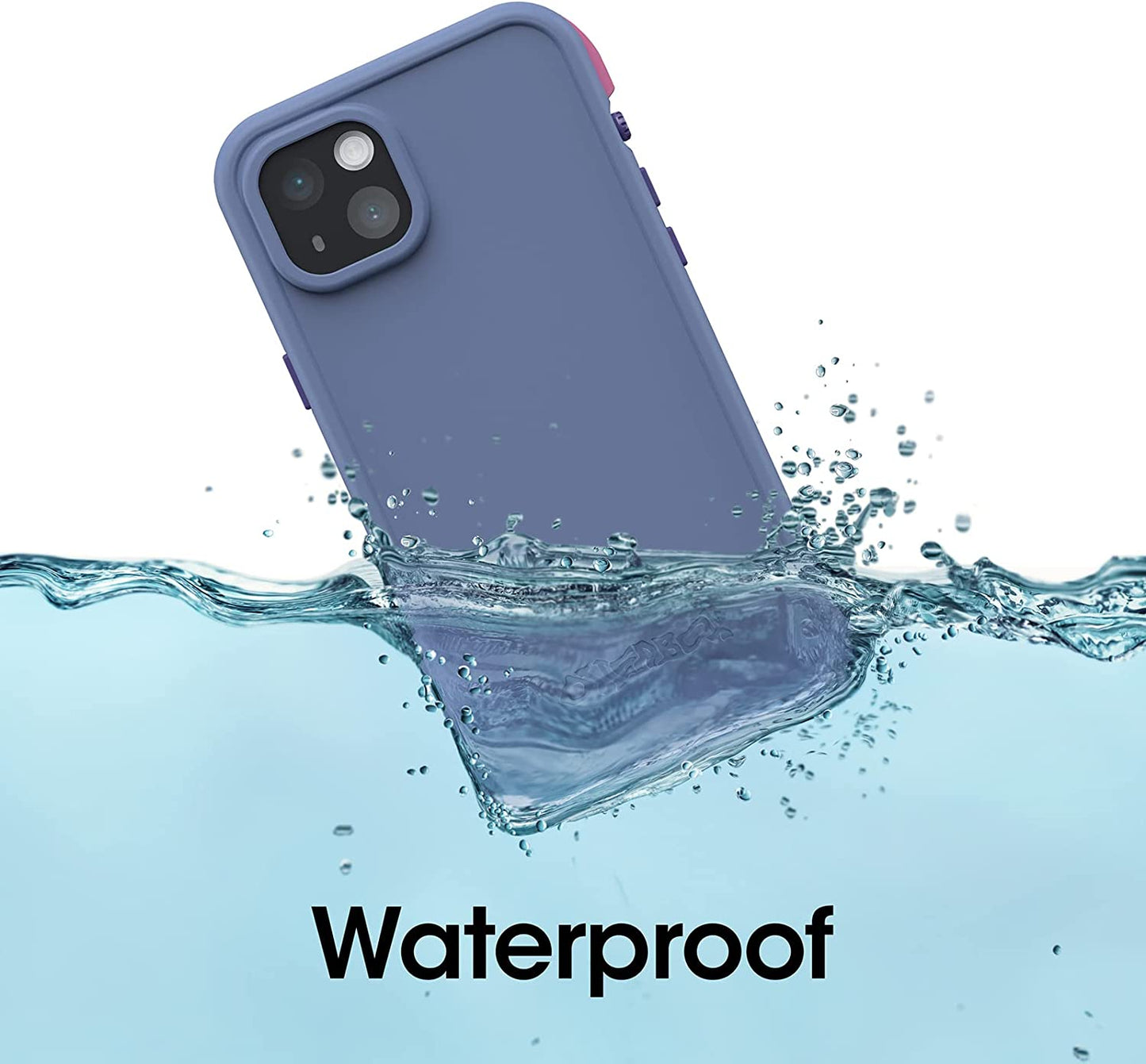 Otterbox FRĒ Series Waterproof Case with Magsafe (Designed by Lifeproof) for Iphone 14 - Valor (Purple)  OtterBox   