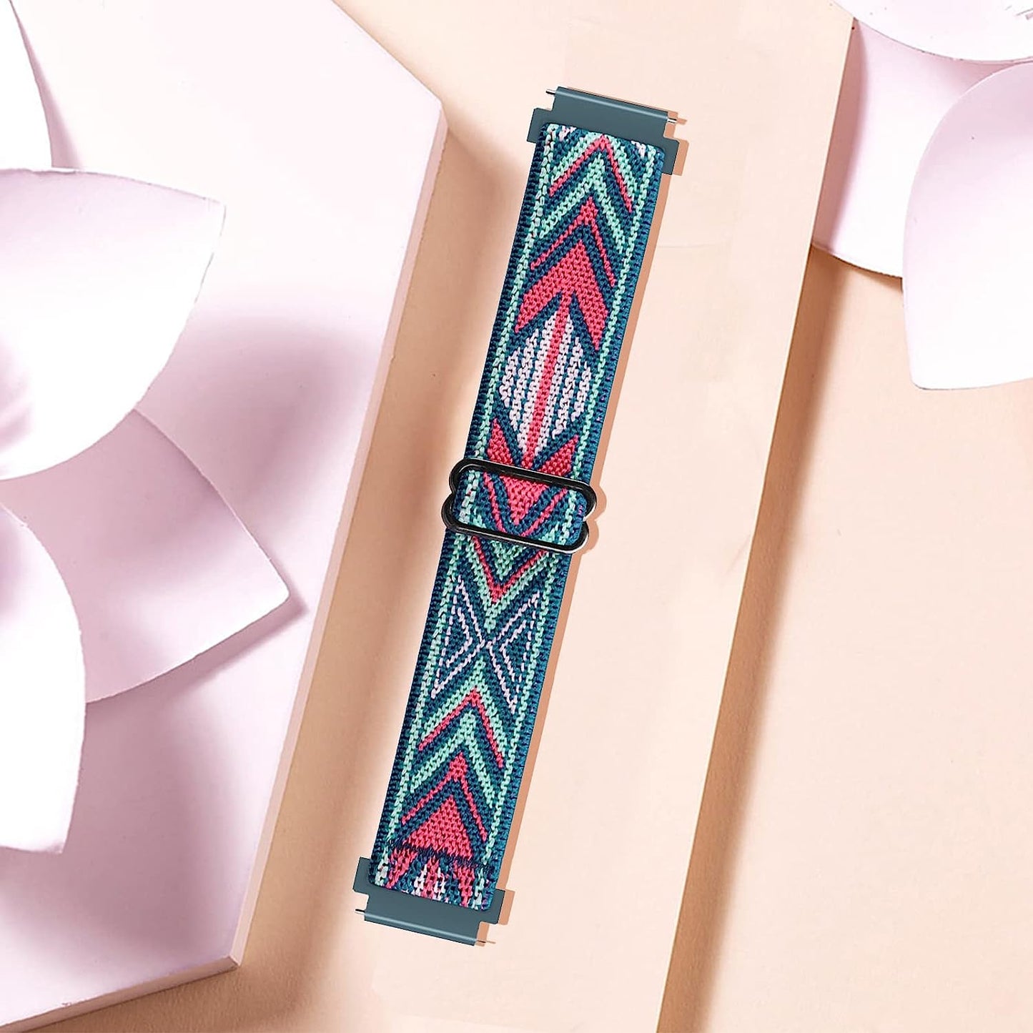 WIGERLON Compatible with Garmin Vivoactive 4S Bands 40Mm,Vivomove 3S Band 39Mm,Garmin Venu 2S Bands Fits 18Mm Watch Lugs,Stretchy Nylon Replacement Bands for Fossil Venture Gen 4 Hr/Gen 3,Women'S Gen 5E 42Mm Green Arrow  WIGERLON   