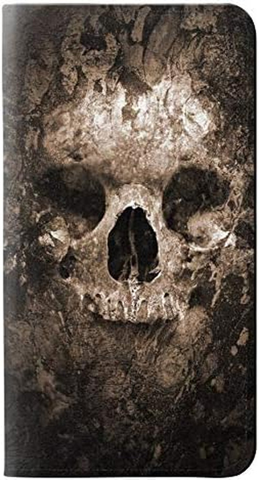 RW0552 Skull PU Leather Flip Case Cover for LG V30, LG V30 Plus, LG V30S Thinq, LG V35, LG V35 Thinq  jjphonecase   