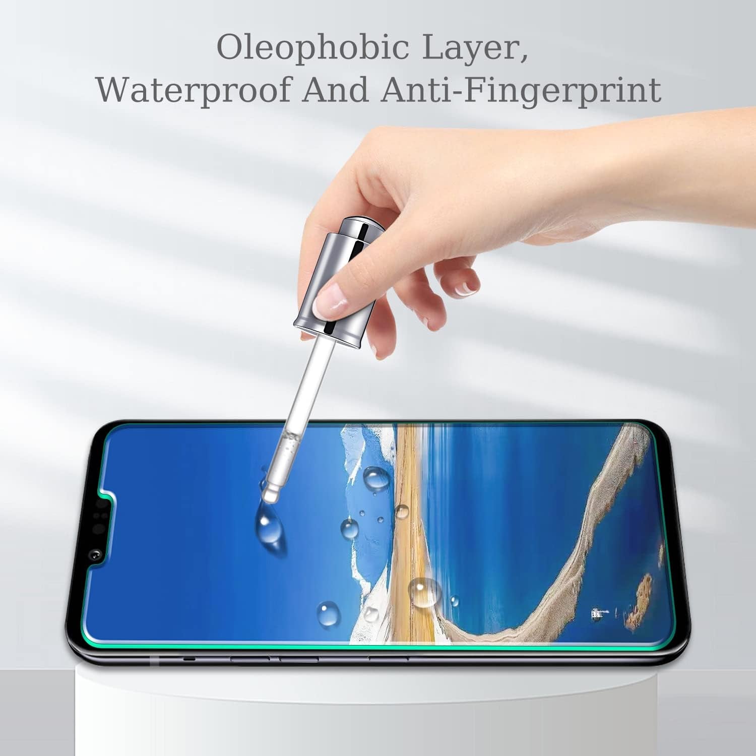 Pokolan [3-Pack] Designed for LG G8 Thinq Screen Protector Tempered Glass, No Bubbles, anti Scratch, Lifetime Replacement  Pokolan   