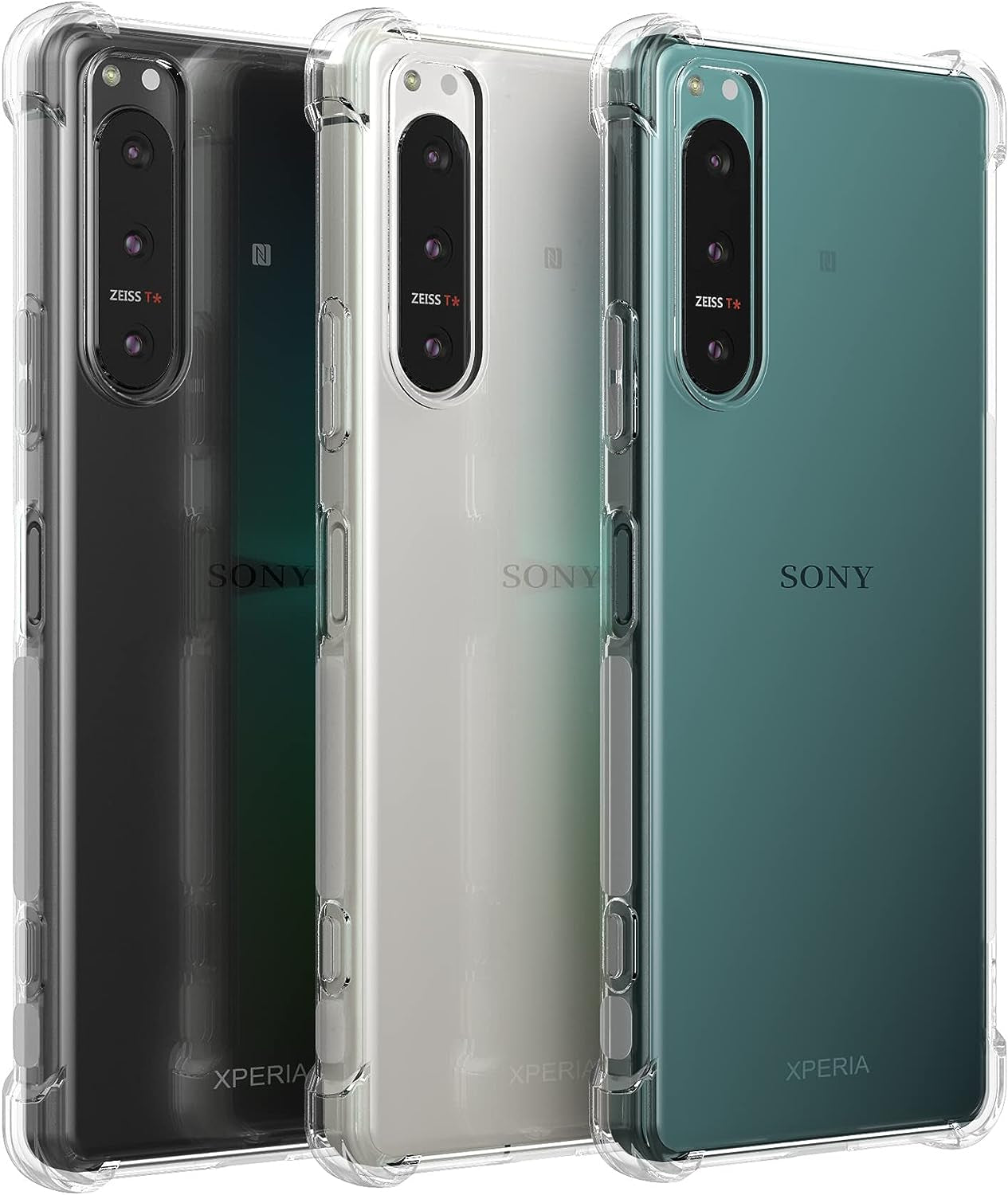 Foluu for Sony Xperia 5 IV Case, for Xperia 5 IV Phone Case Clear, Scratch Resistant Reinforced Corners TPU Rubber Soft Skin Silicone Protective Cover for Sony Xperia 5 IV 2022 (Crystal Clear)  Foluu   