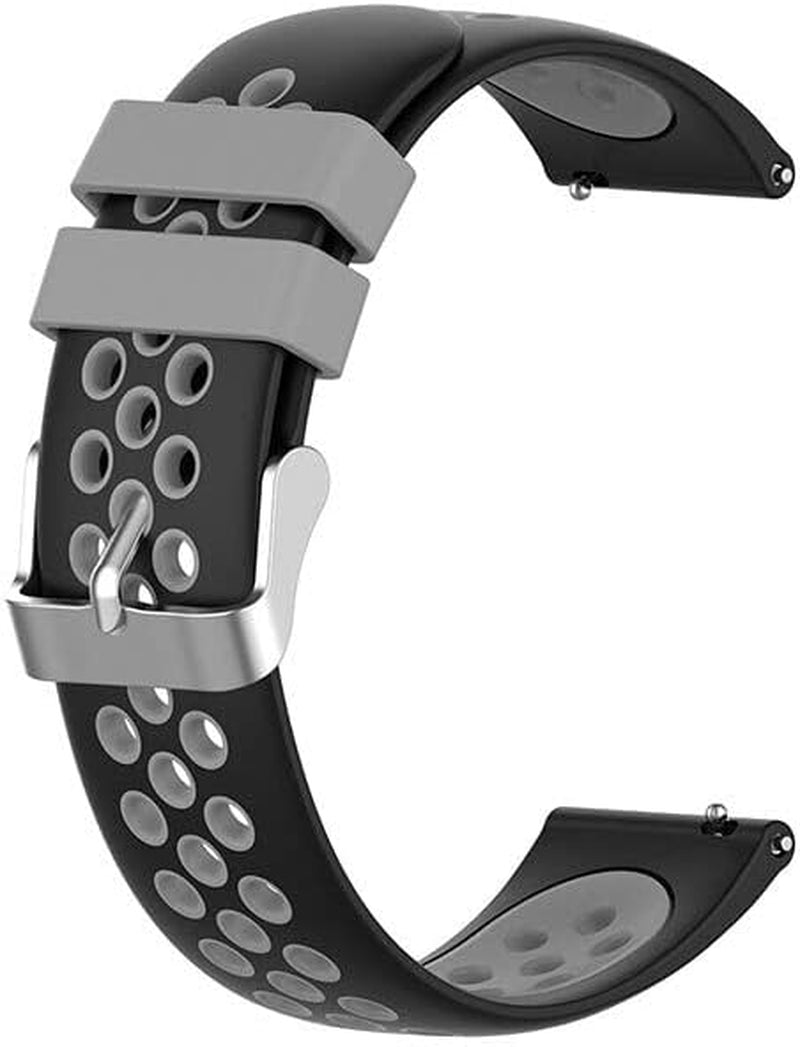 ZEDEVB Watchband for Garmin Venu Vivoactive 3 Garmin Vivoactive 3 Silicone Smart Watch Band for Vivoactive 4S 4 Forerunner 245 Strap  KANUZ F For Vivoactive 4S-18 