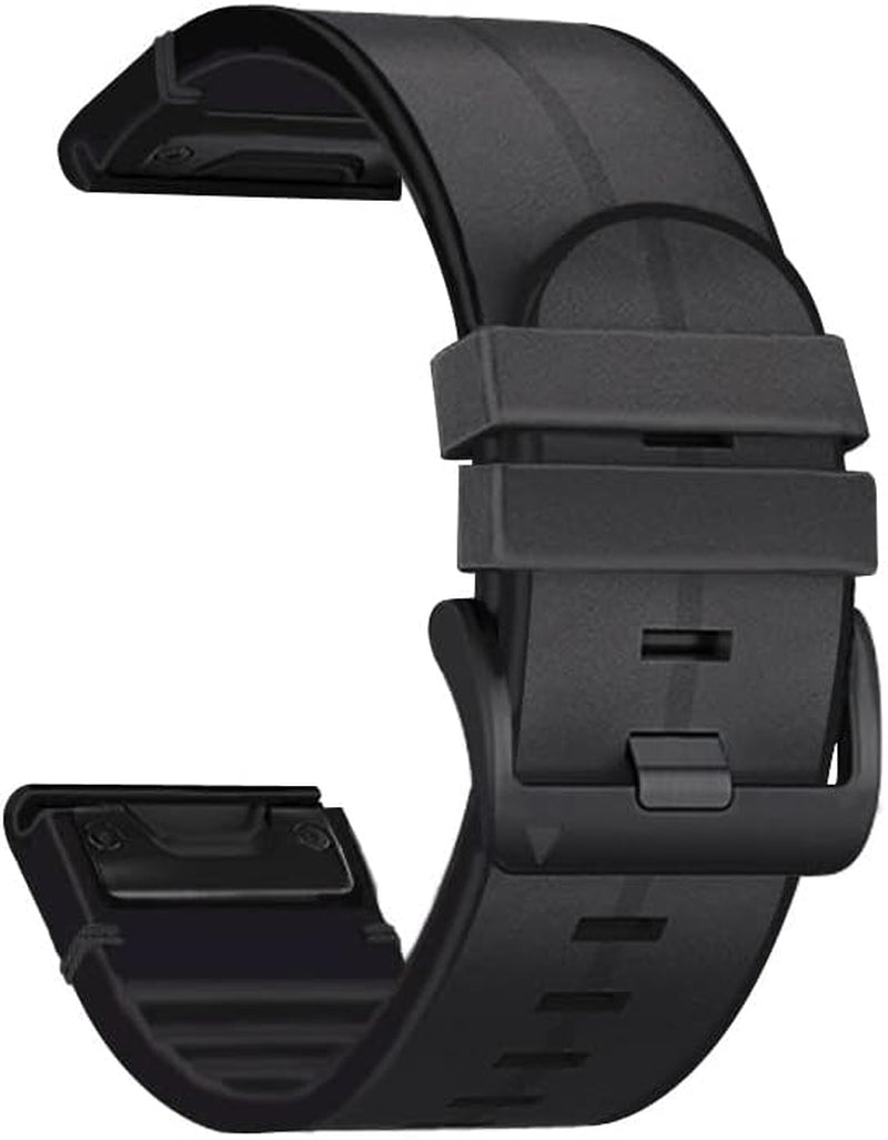 DZHTUS 26 22Mm Smart Watch Band for Garmin Fenix 7 7X 6 6X Pro 5X 5 plus 935 Silicone Leather Accessory Straps Quick Release Wristbands  DZHTUS A For Forerunner 935 945 