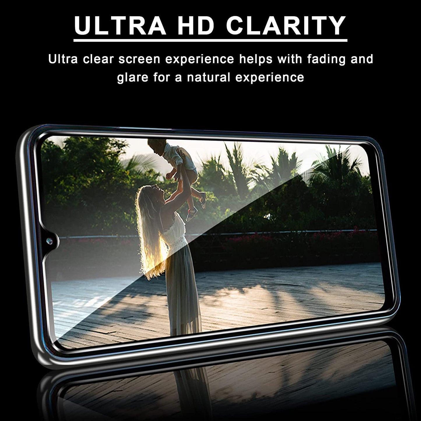 Ogrish [2+2 Pack Screen Protector for T-Mobile Revvl 6 5G and Camera Lens Protector - Tempered Glass,Anti-Fingerprint,Shatter Proof,Hd Clarity  Ogrish   