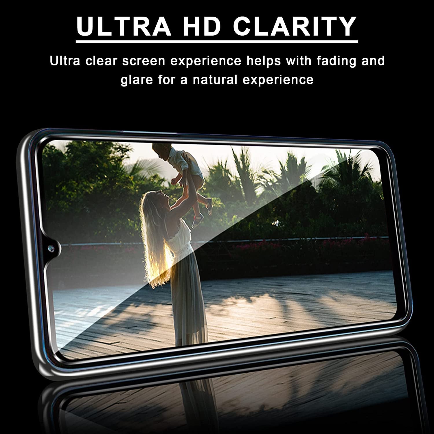 Ogrish [2+2 Pack Screen Protector for T-Mobile Revvl 6 5G and Camera Lens Protector - Tempered Glass,Anti-Fingerprint,Shatter Proof,Hd Clarity  Ogrish   