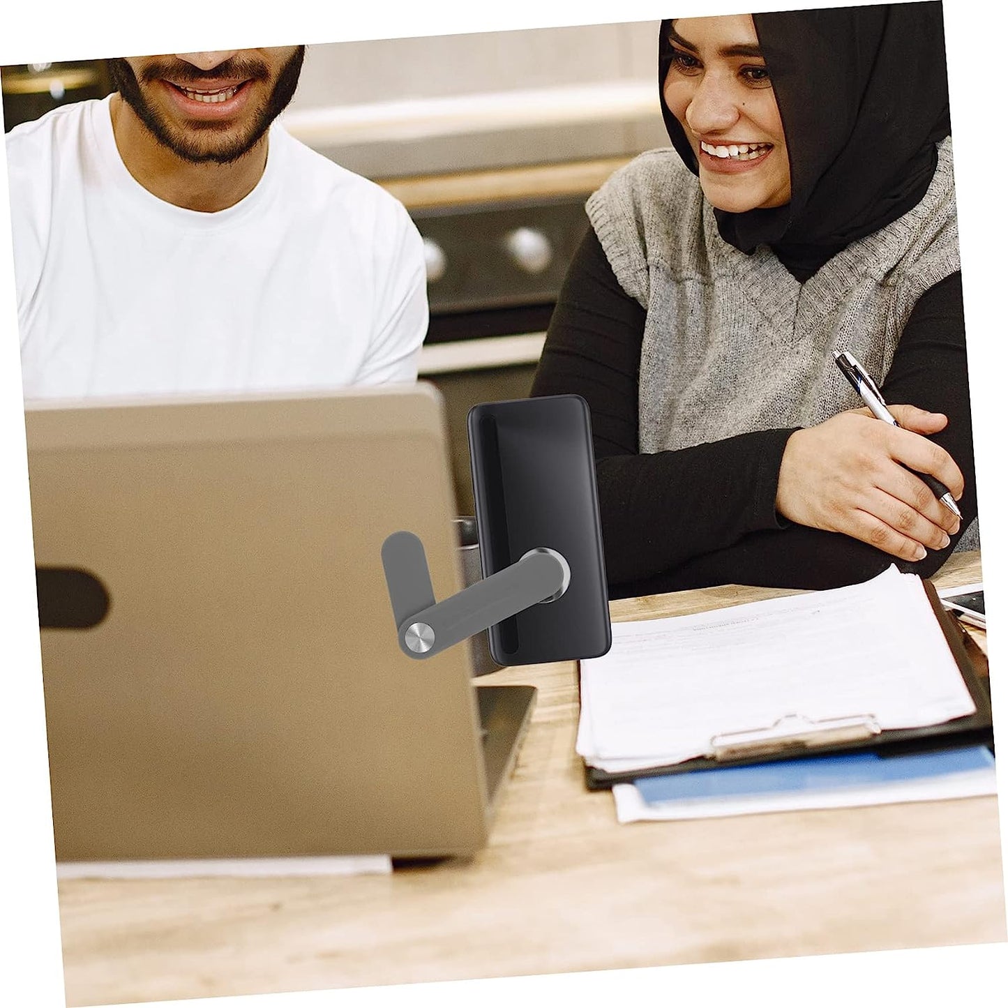 Baluue 3Pcs Expand Mobile Phone Bracket Tablet Laptop Magnetic Cell Phone Holder Laptops Laptop Side Mount Phone Holder Laptop Phone Holder Magnetic Phone Monitor Mount Laptop Stand Mount  Baluue   