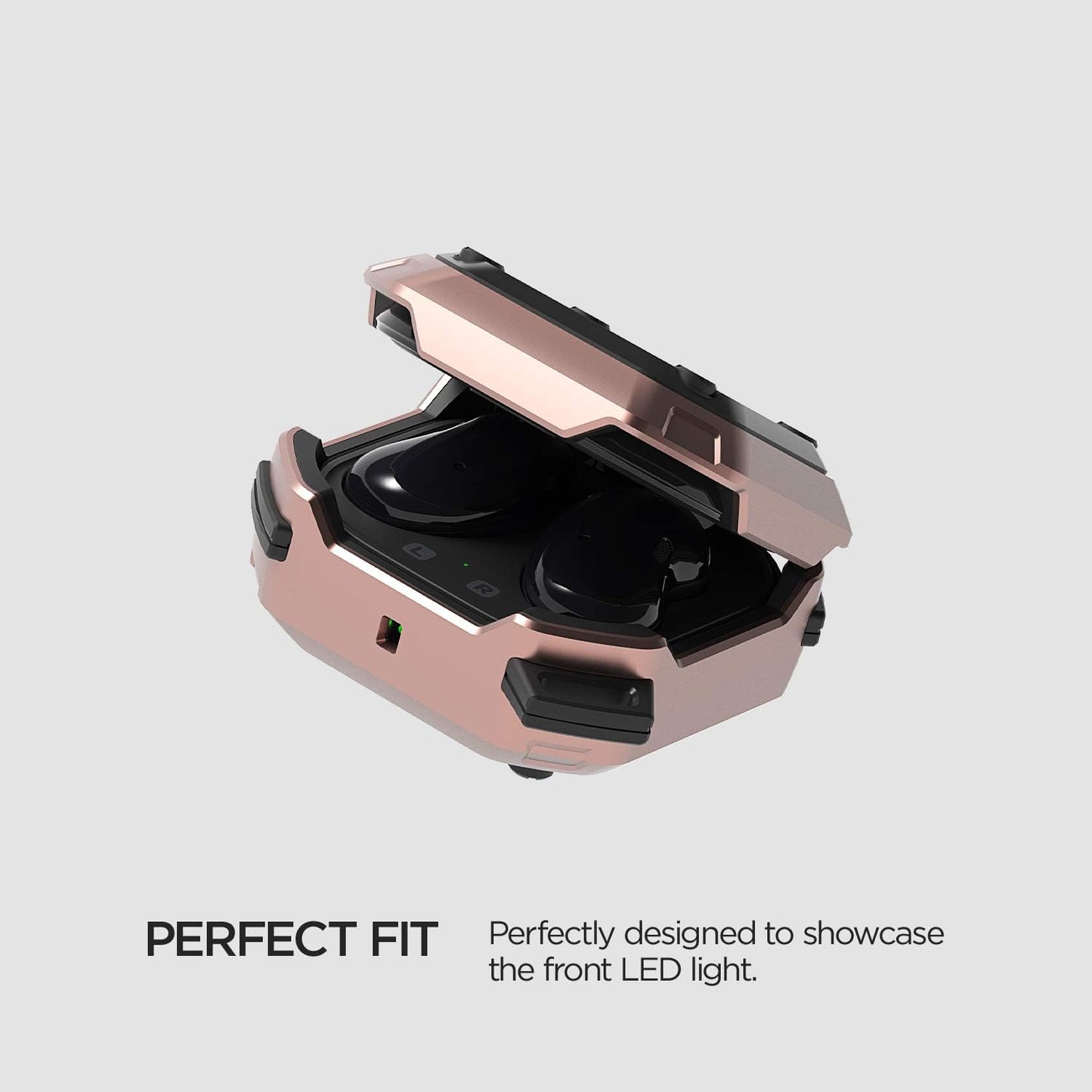 VRS Design Acitve Buds Case for Galaxy Buds2 Pro (2022), Galaxy Buds 2 Case (2021), Galaxy Buds Pro Case (2021), Galaxy Buds Live Case (2020) Mystic Bronze  VRS Design   