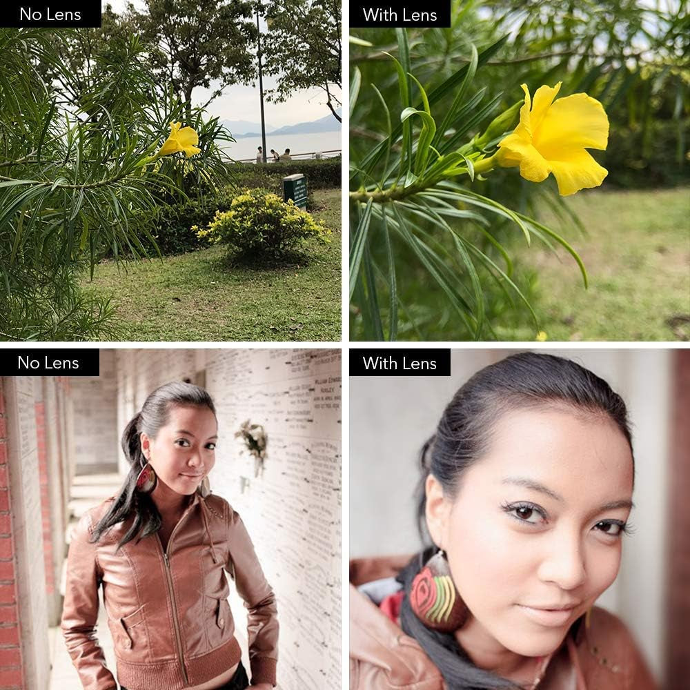 Moveski HD5-T Cell Phone Telephoto Lens 2X Zoom Optical Portrait 4K HD No Distortion Resolution Universal Cell Phone Camera Compatible with Iphone Xs XR Max 7 8 plus Android Smart Phones  Morjava Tech Limited   