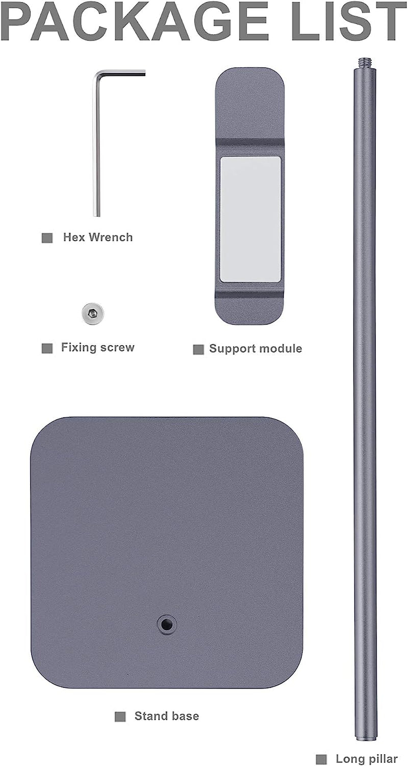 Aluminum Headphones Stand Holder, Suitable for Headphone Display Stands of All Gaming Headsets and Wireless Headset Sizes (Space Gray)  MHQJRH   