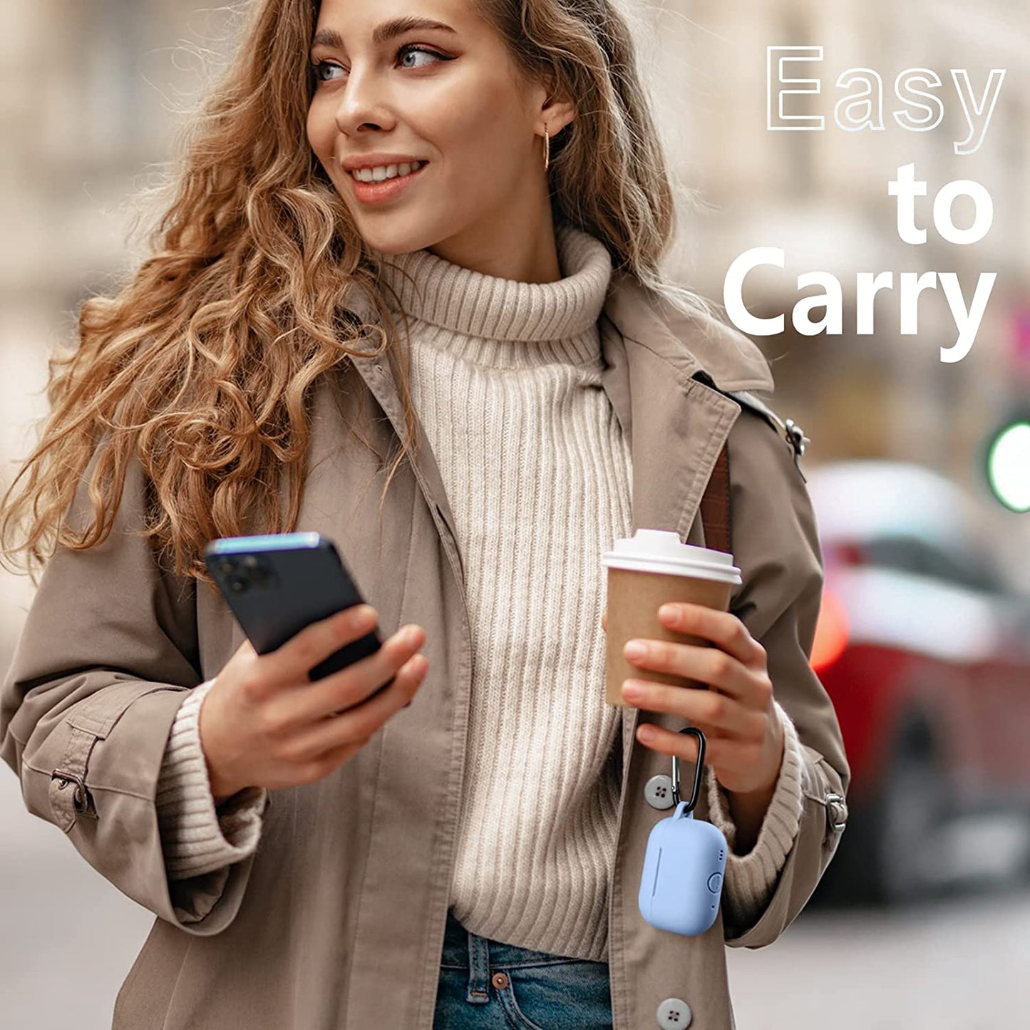 Lerobo for Airpods Pro 2Nd/1St Generation Case Cover with Keychain & Lanyard,Soft Silicone Skin Full Protective Airpod Pro Case for Apple Airpod Pro 2022/2019 Charging Case [Front LED Visible] Lilac  PJStore-US   