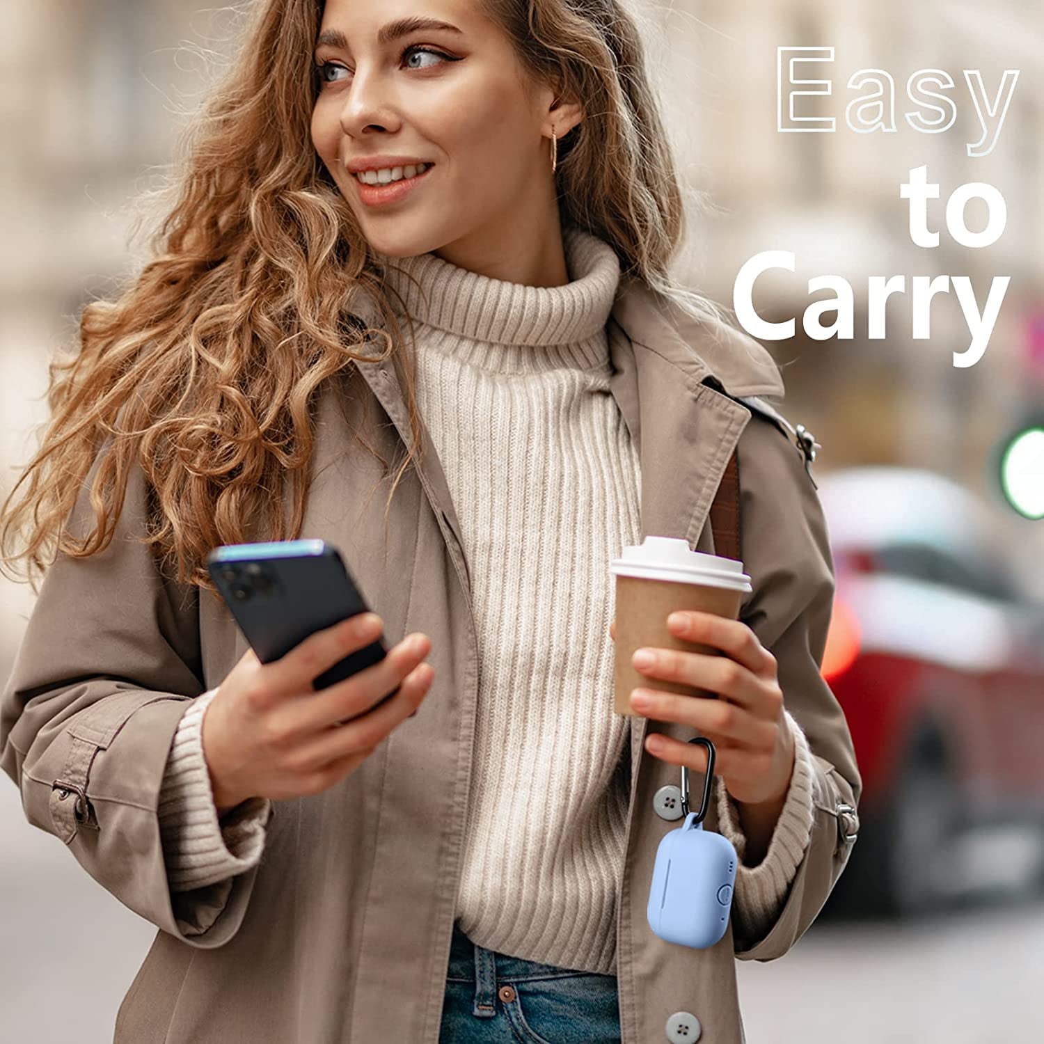 Lerobo for Airpods Pro 2Nd/1St Generation Case Cover with Keychain & Lanyard,Soft Silicone Skin Full Protective Airpod Pro Case for Apple Airpod Pro 2022/2019 Charging Case [Front LED Visible] Lilac  PJStore-US   