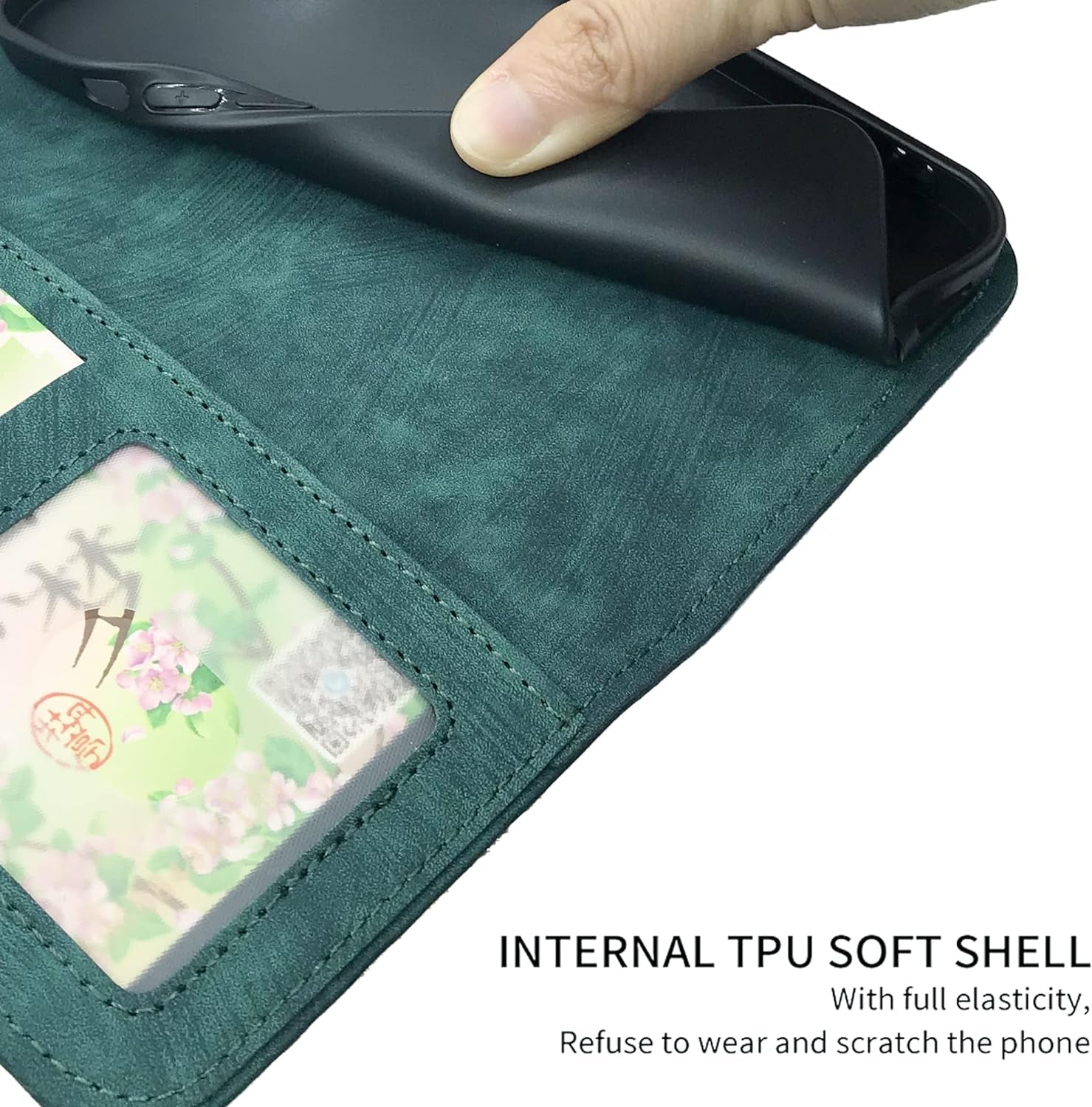 Furiet Compatible with LG V40 Thinq Wallet Case Wrist Strap Lanyard Leather Flip Card Holder Stand Cell Accessories Phone Cover for LGV40 Storm V 40 Thin Q V40Thinq LG40 40V 40Thinq Women Green  Furiet   