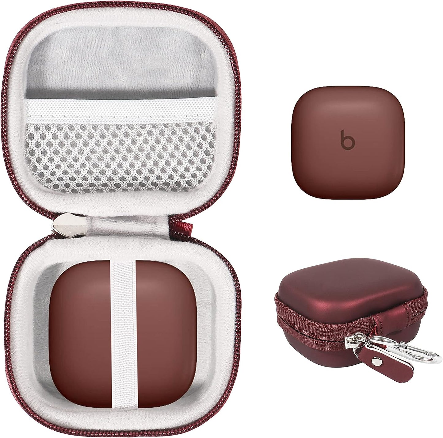 Casesack Case for Beats Fit Pro True Wireless Noise Cancelling Earbuds (Dune)  CaseSack Red  