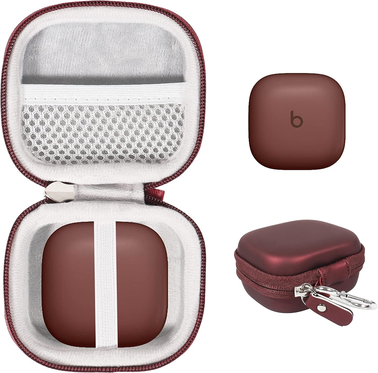 Casesack Case for Beats Fit Pro True Wireless Noise Cancelling Earbuds (Dune)  CaseSack Red  